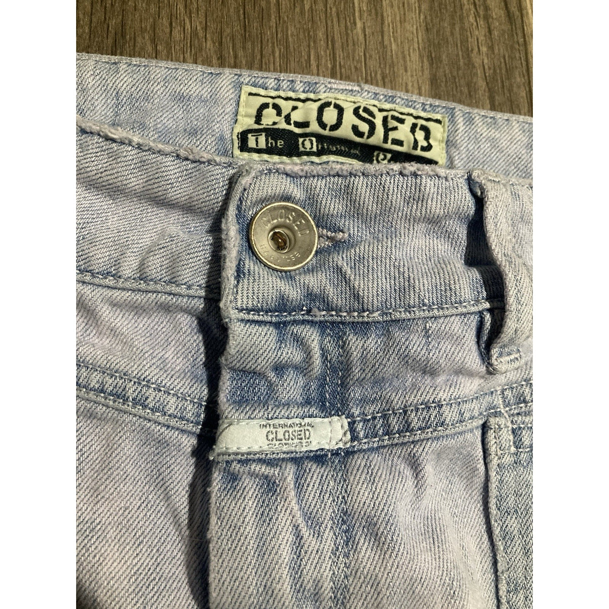 Closed Denim Made in Italy Women's Light Wash Blue Stretch Skinny Jeans Size 28