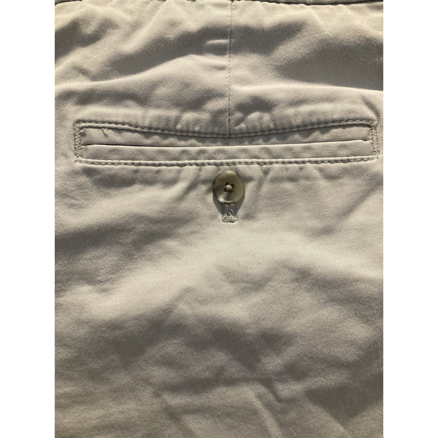 Express Gray Chino Shorts Men’s Size 32 Slim Casual Cotton Blend Good Used