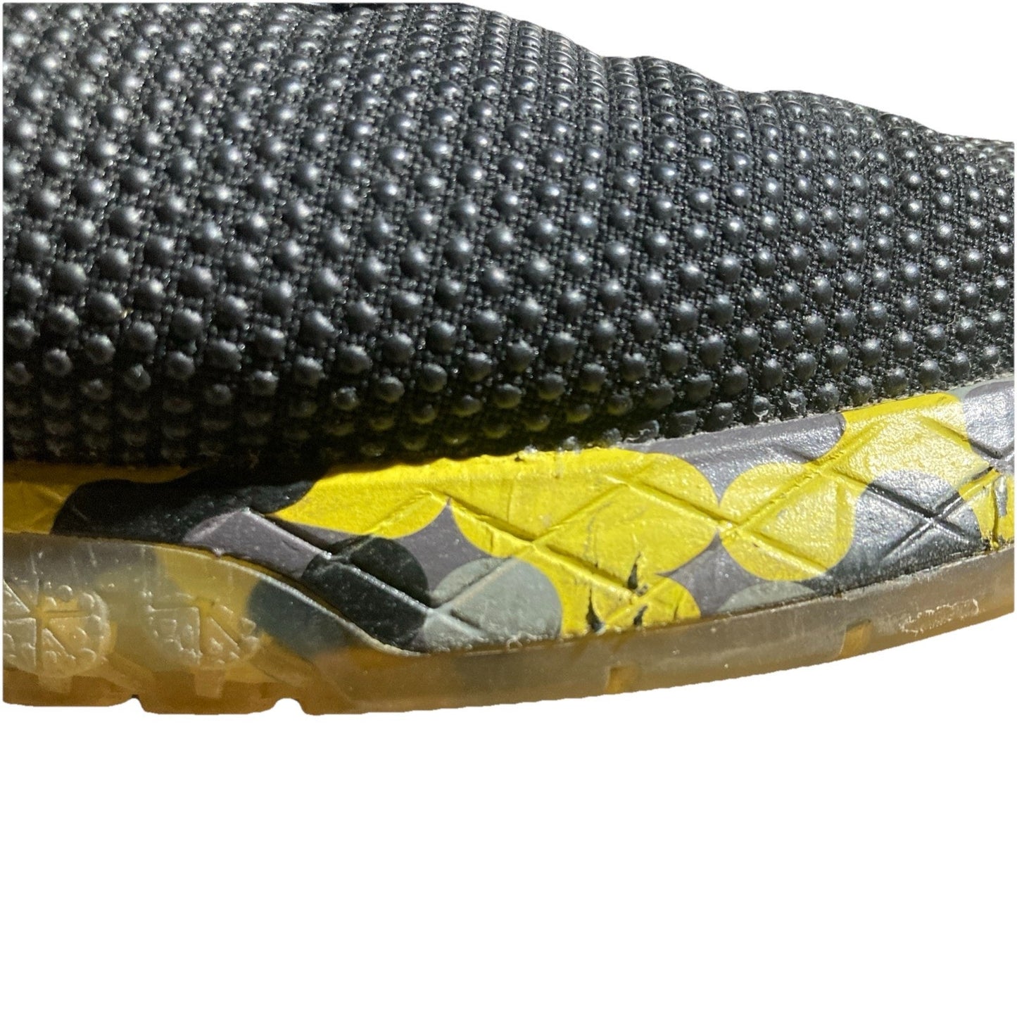 Nobull Superfabric Gun Trainer Shoes Sneakers Black Yellow Women’s 7 Men’s 5.5