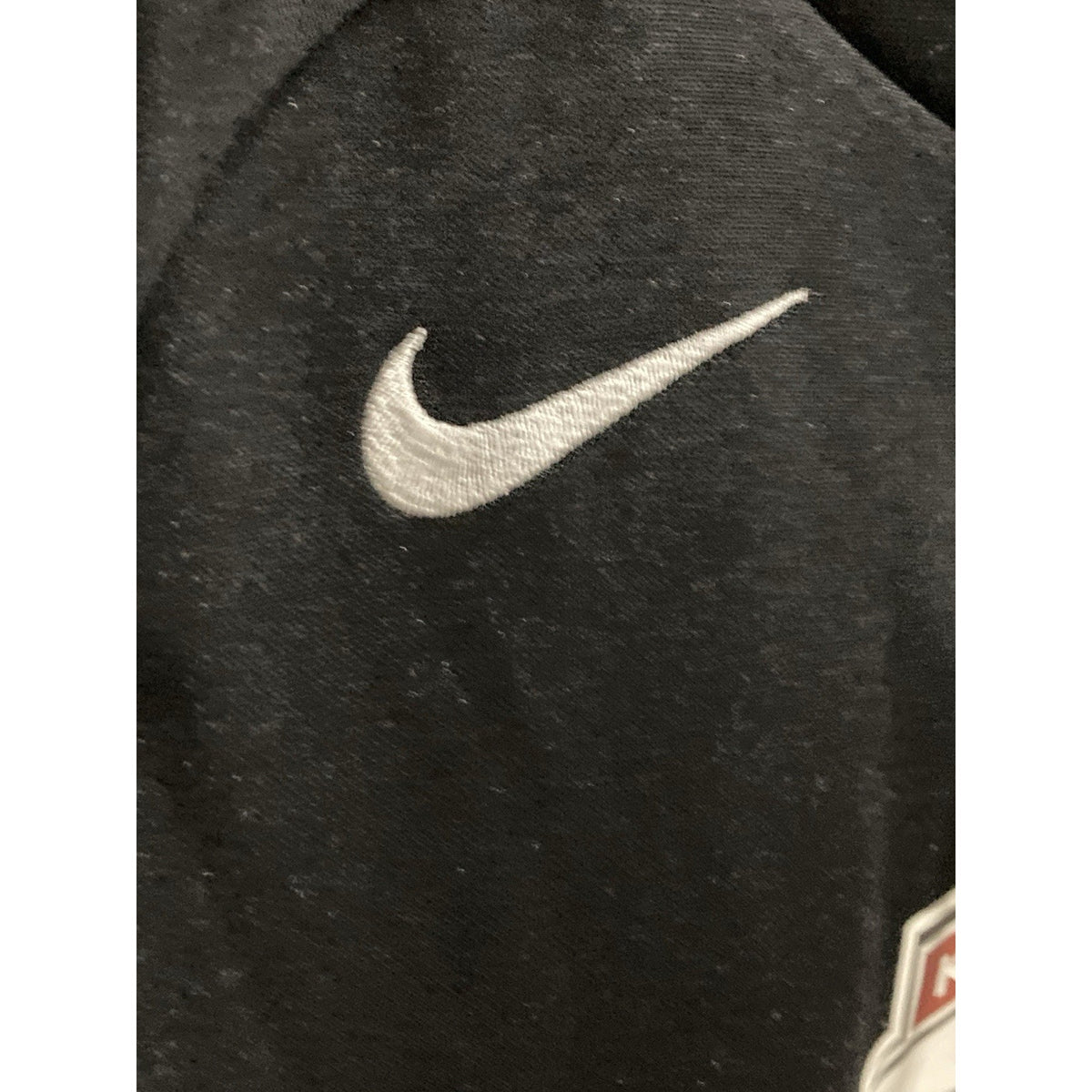 Nike Kingdom Soccer Hoodie Men’s Size Large Black Crest Kalamazoo Football