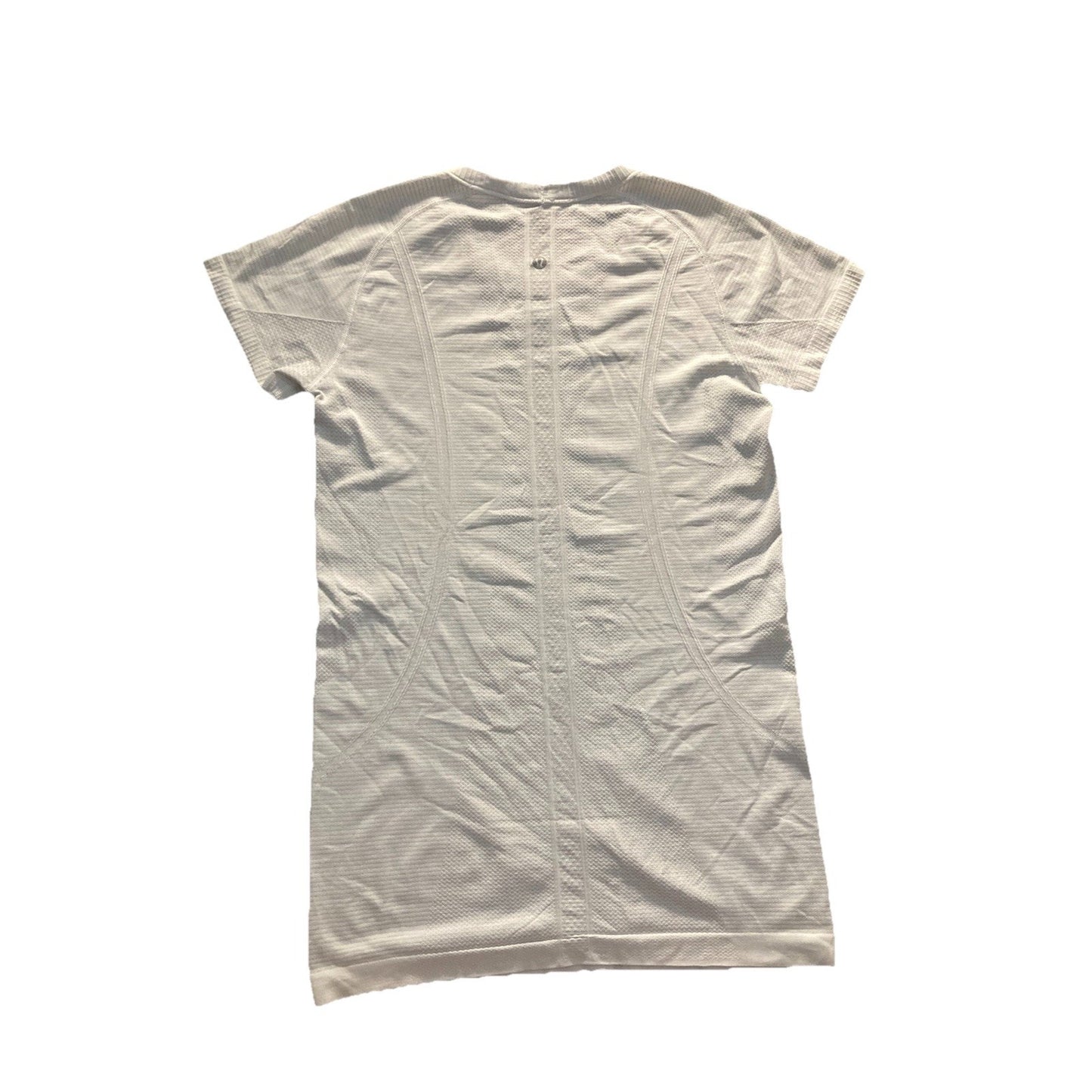 LULULEMON Women's EUC Swiftly Tech Short-Sleeve Light Gray White Size 8