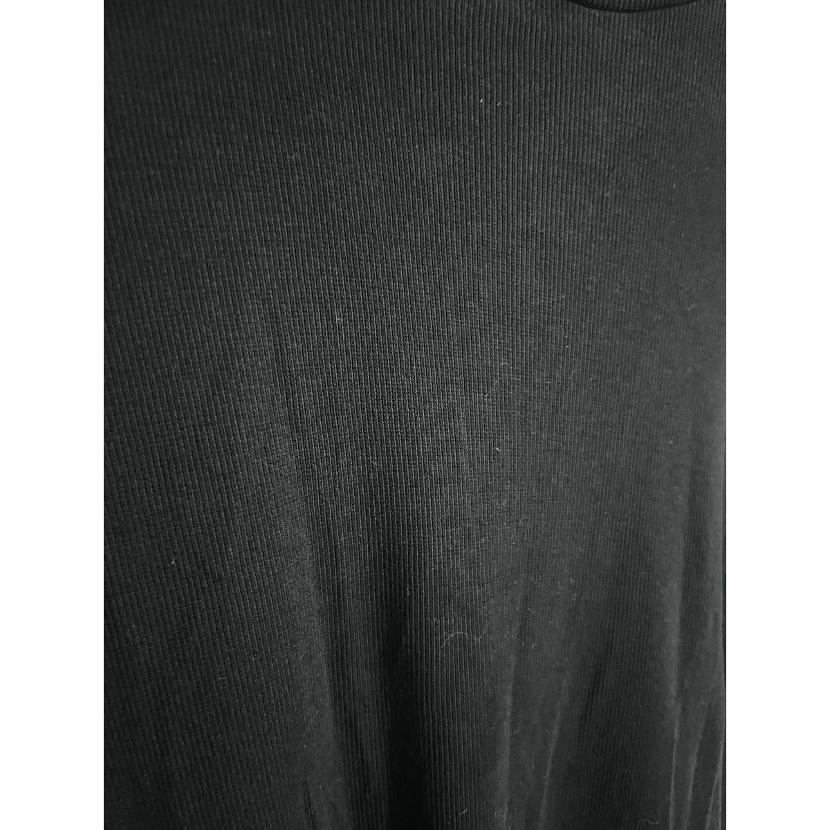 Madewell T-Shirt Womens S Black Mock Neck Slim Stretch Lightweight Basic