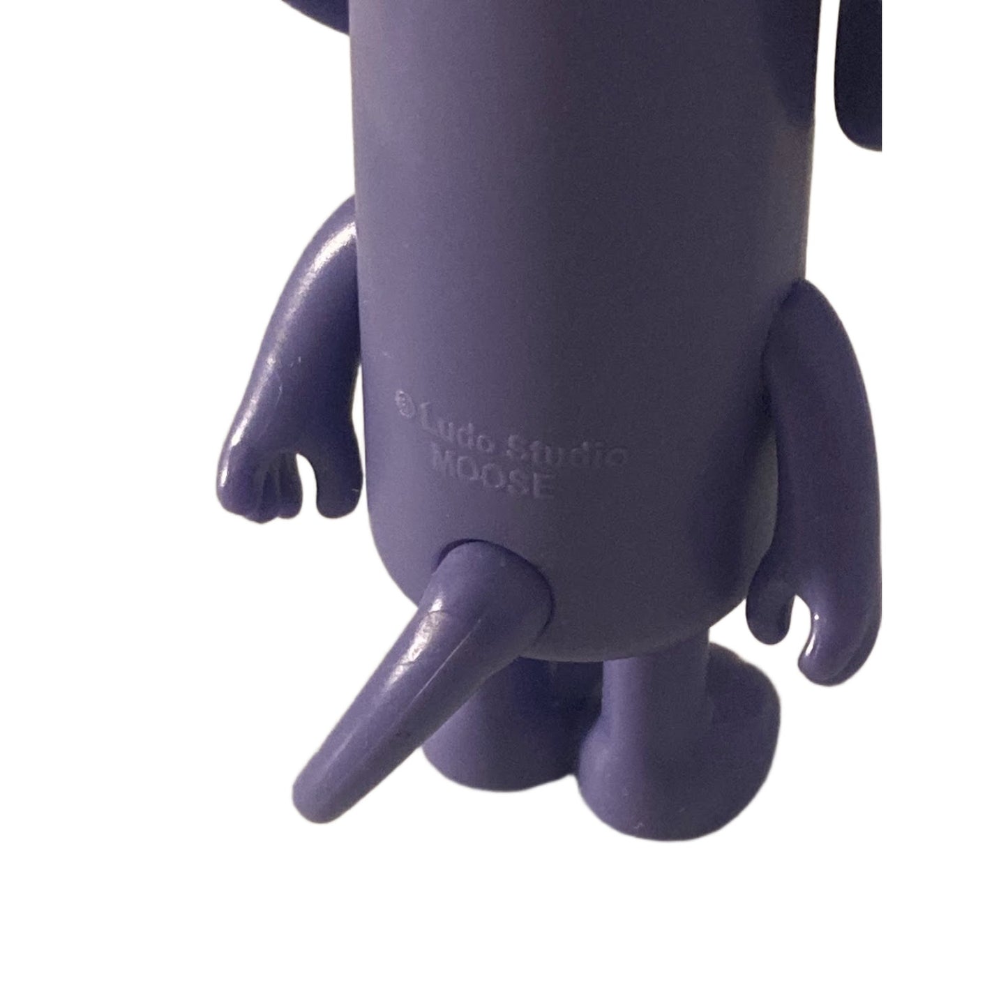 Bluey JEAN-LUC Purple Dog 2.5" Poseable Action Figure Replacement MINT