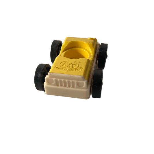 Fisher Price Little People Vintage Cars Yellow