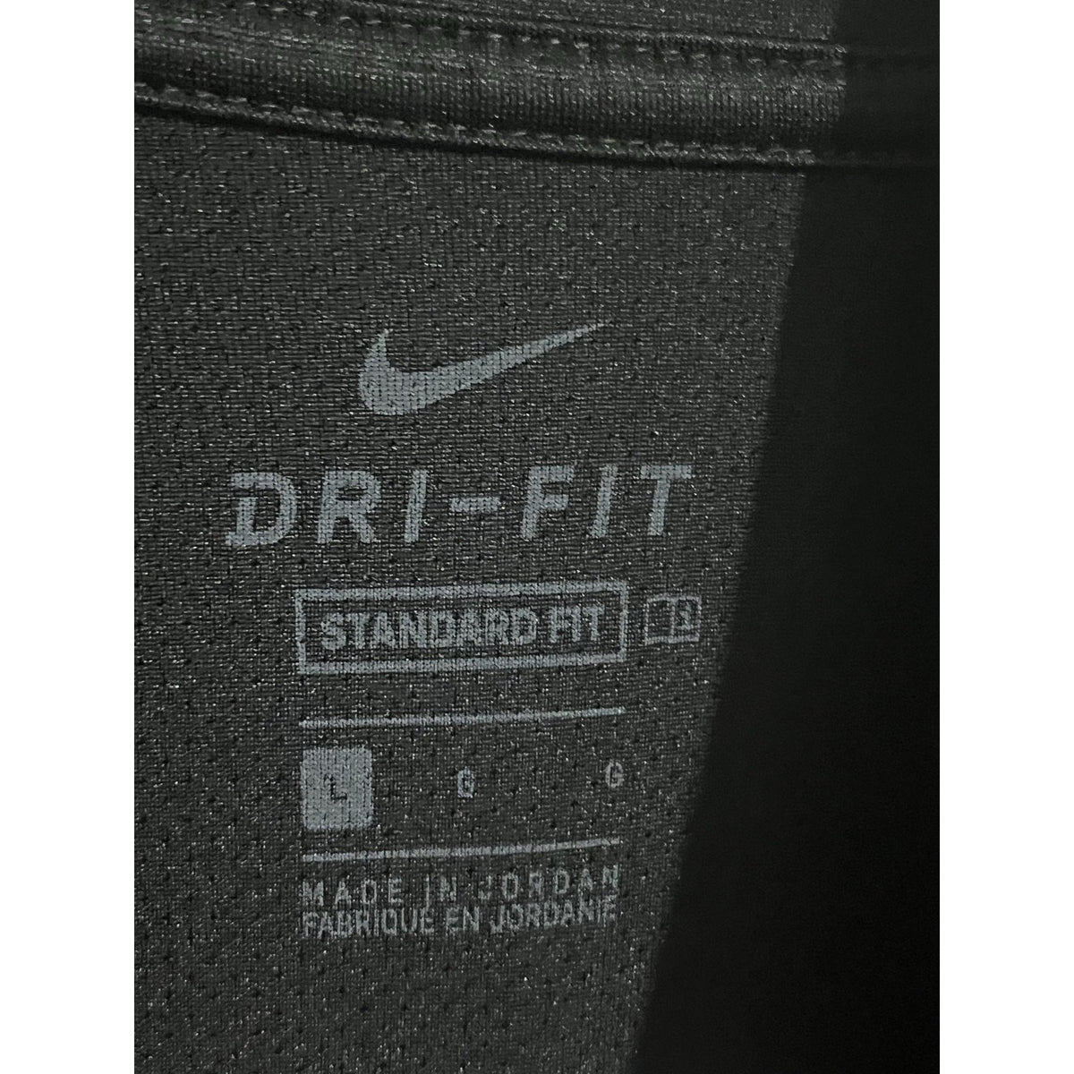 Nike Pullover Mens L Black Mock Neck 1/4 Zip Dri-FIT Moisture Wicking