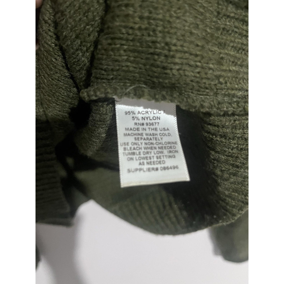 A.n.a Sweater Womens M Green Cable-Knit Crew Neck Pullover Lightweight Stretch