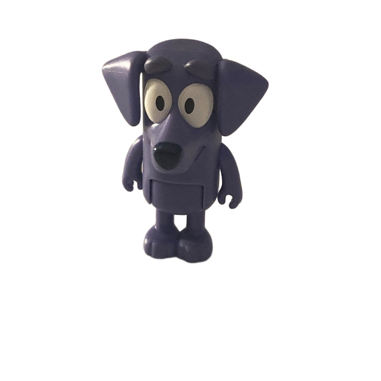 Bluey JEAN-LUC Purple Dog 2.5" Poseable Action Figure Replacement MINT