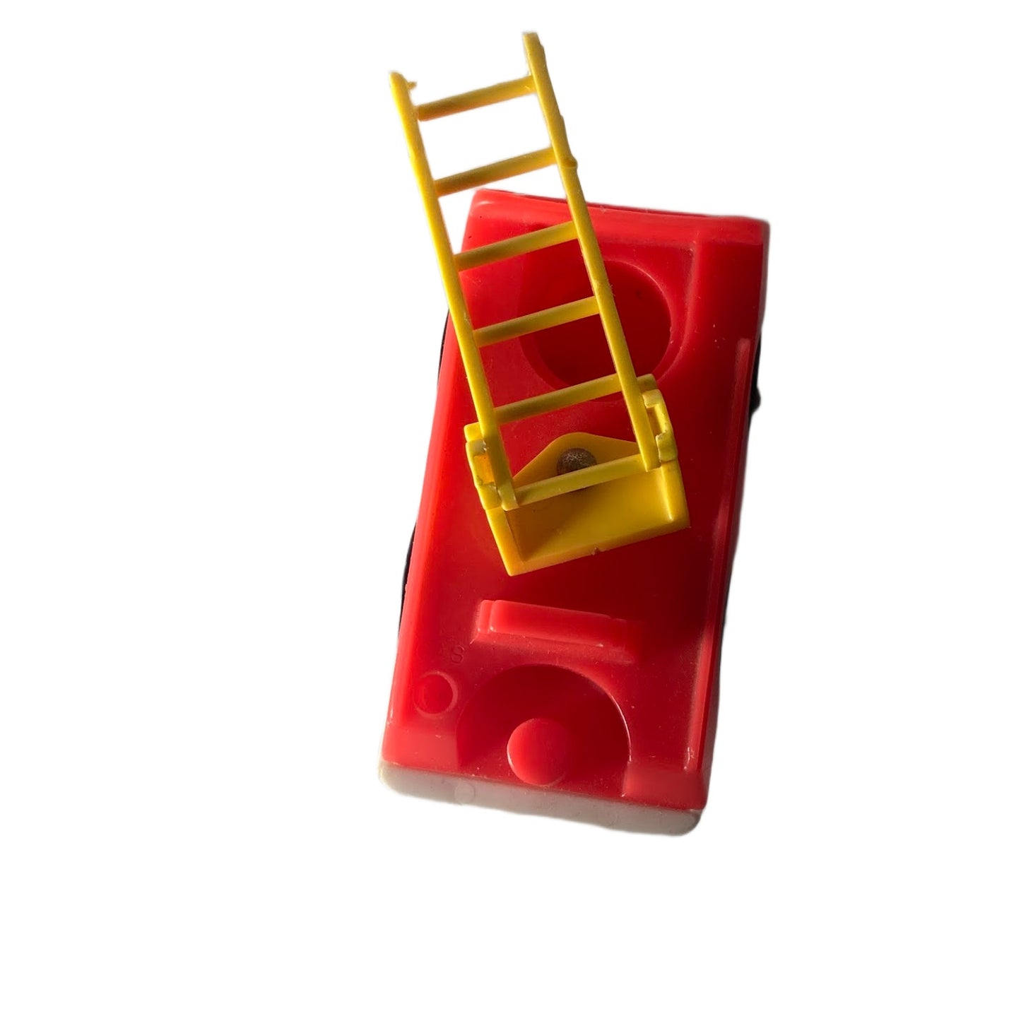 Vintage Red Plastic Fisher Price Little People Firetruck