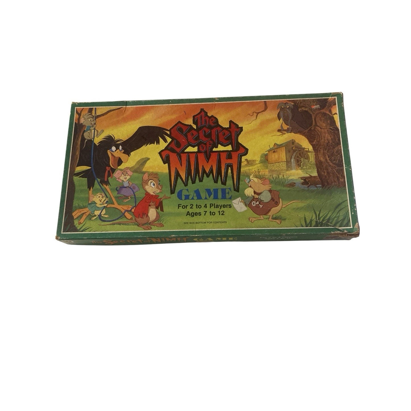 1982 The Secret of Nimh Board Game Whitman Vintage 100% Complete Mrs Brisby