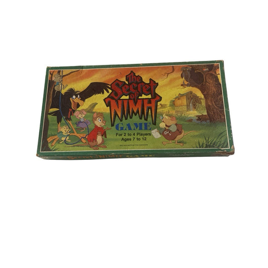 1982 The Secret of Nimh Board Game Whitman Vintage 100% Complete Mrs Brisby