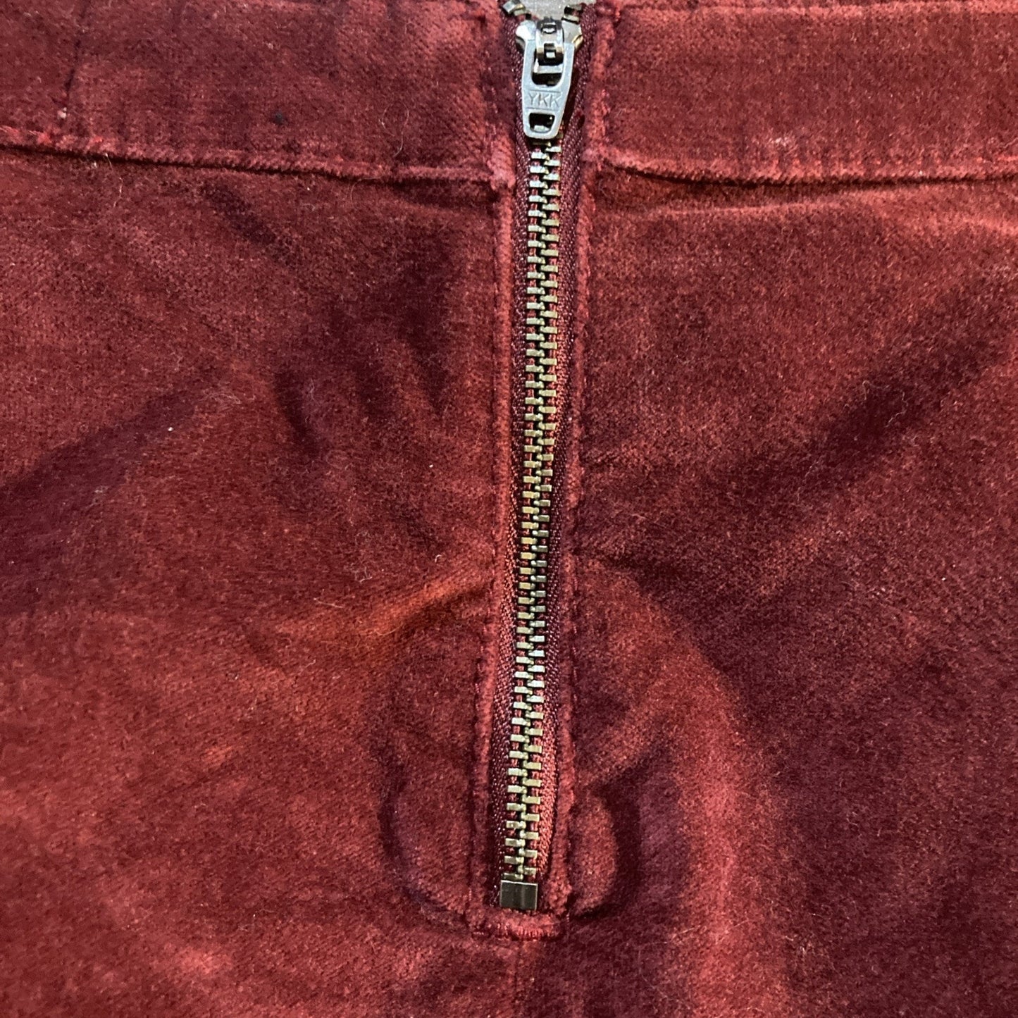 Vintage Studded Mini Skirt 10 Burgundy Y2K Chic Grunge Skater 80’s Rock Mossimo