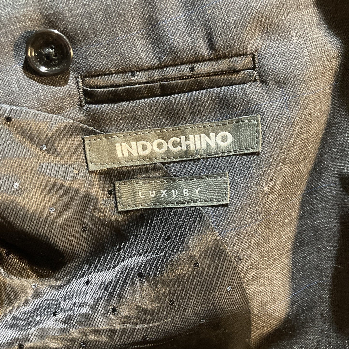 NWT FLAWS Indochino Blazer Men Black Jacket Wool Cashmere Luxury Made to Measure