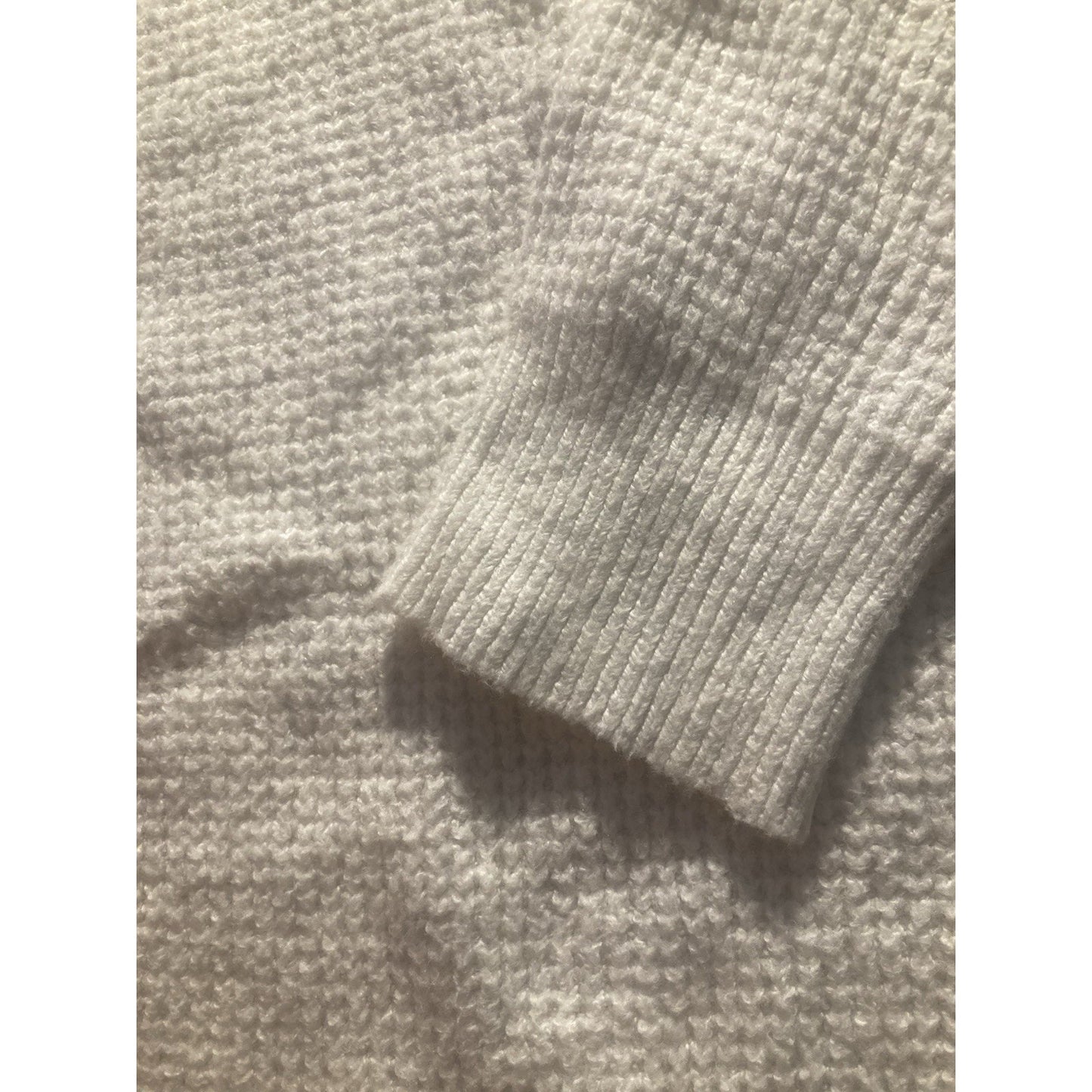 Soft Waffle Women’s Aerie Off White Sweater Size Medium Long Sleeve