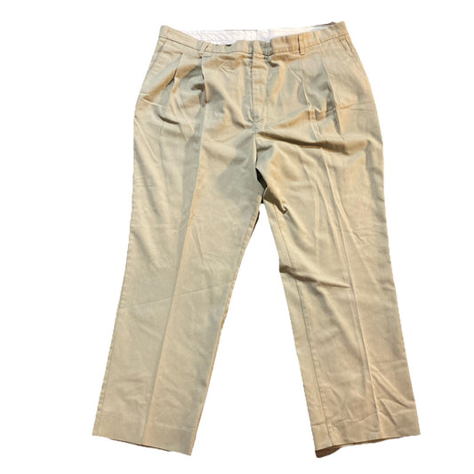 Grandpacore Workleisure Highland By Red Kap Pants 44 Beige Inseam Pleated VTG