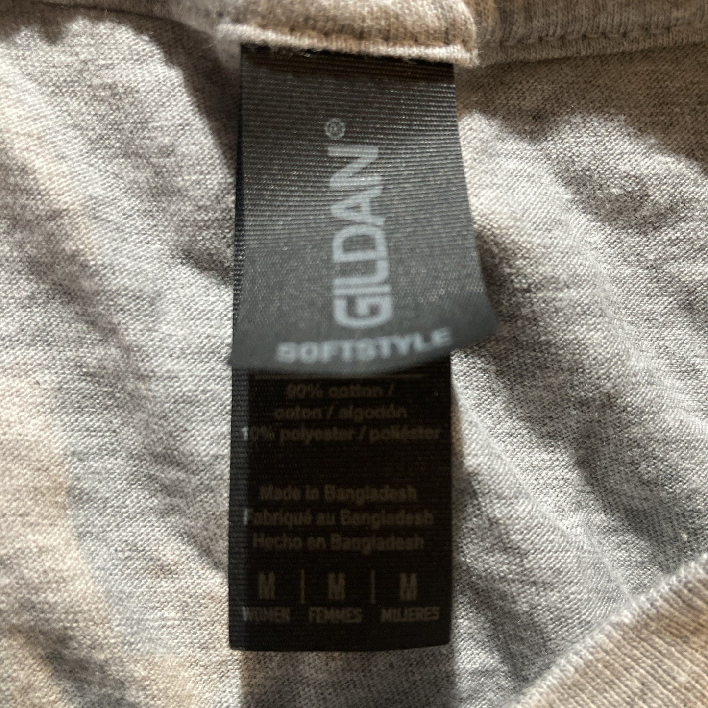 Gildan Softstyle Tennessee Flag Shirt Gray Faded Retro Size Medium