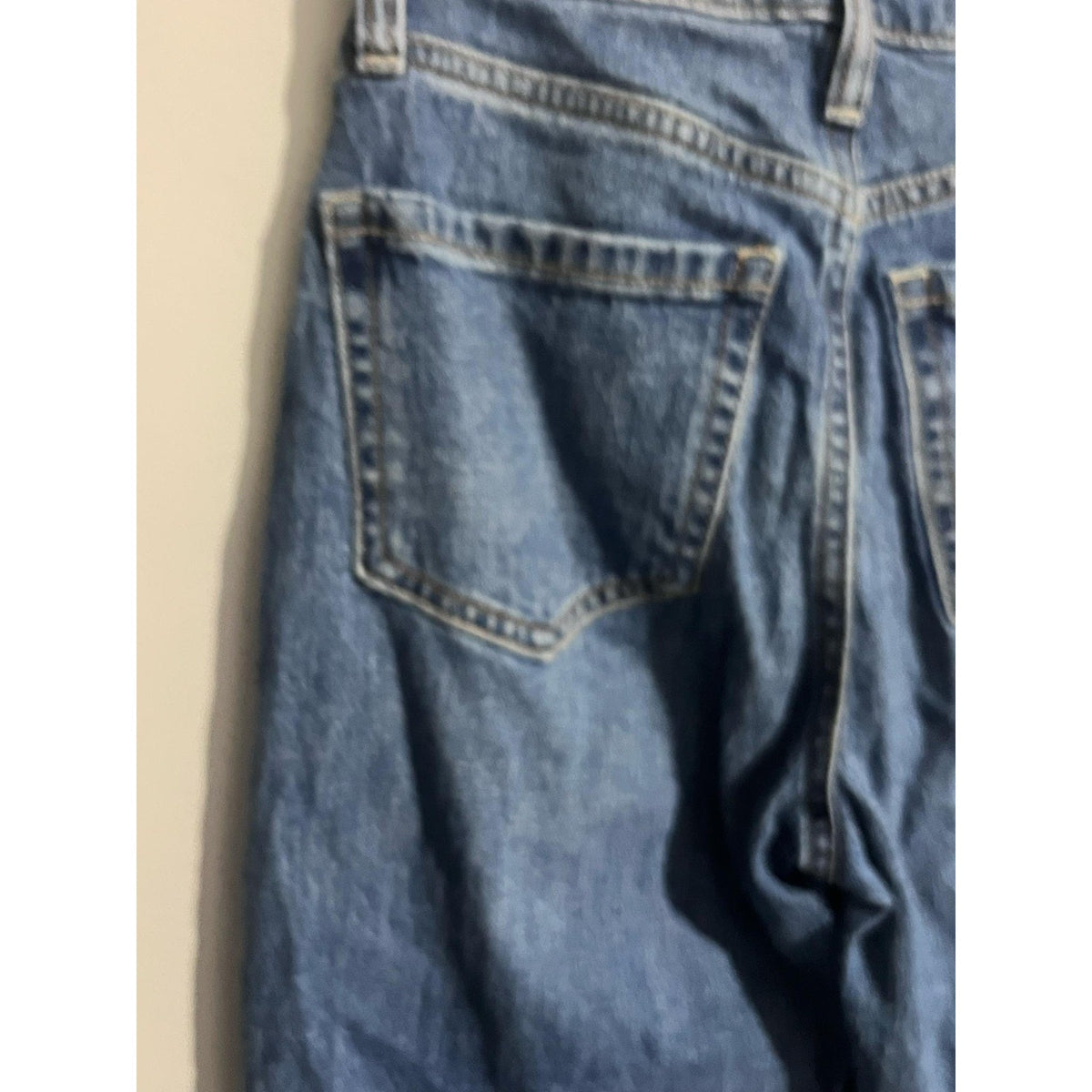 Hollister Jeans Womens 24 Blue Mom Ultra High-Rise Dad Relaxed 28 Inseam