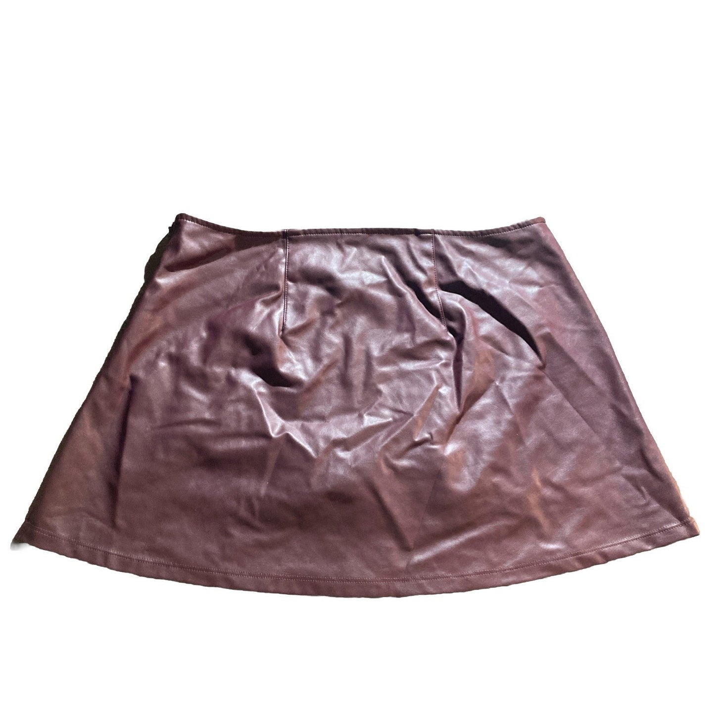 Wild Fable Red Leather Skirt and Shorts Underneath Skort Size Medium Woman’s