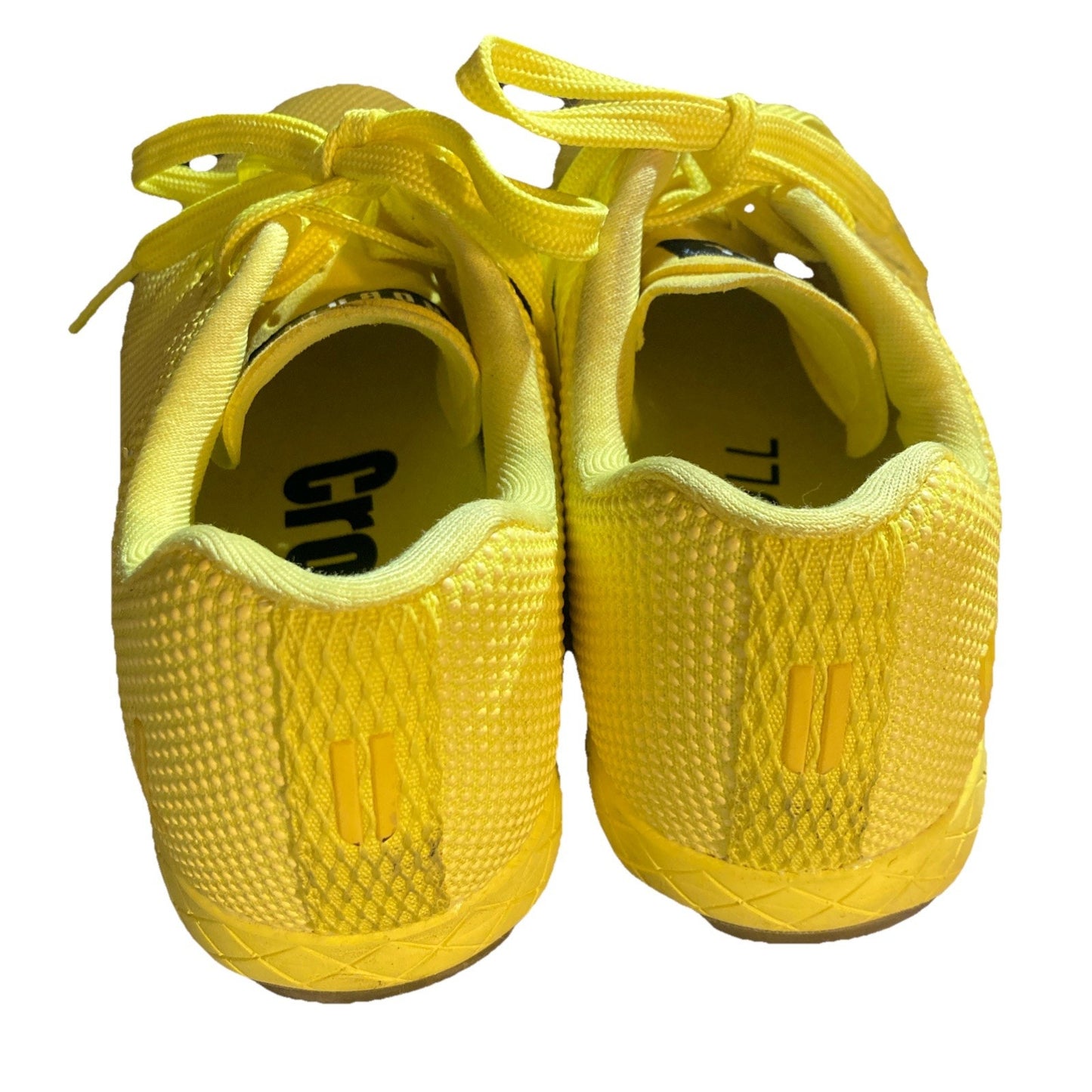 NOBULL Womens Size 7 Mens 5.5 Yellow SuperFabric Trainers Running Shoes Sneakers