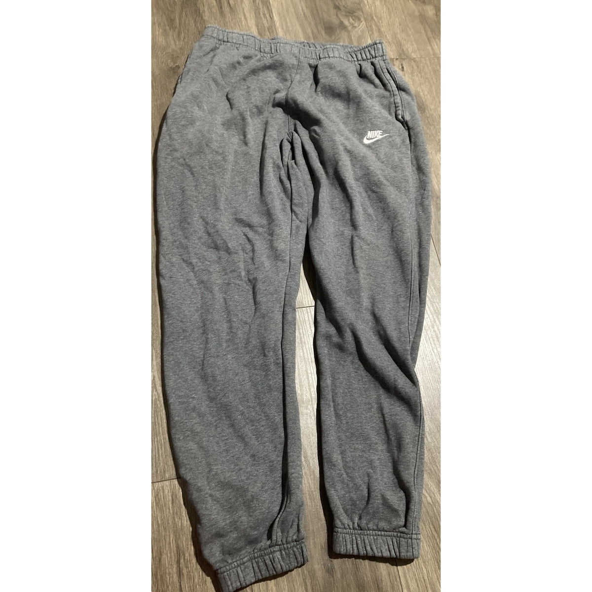 Nike Joggers Men's L Grey Sportswear Club Fleece Sweatpants Gym Run BV2737-071