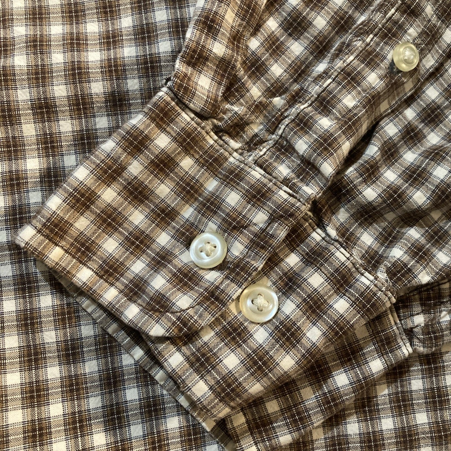St. John's Bay Authentic Button-Up Shirt Men's Tall Size 2XL Multicolor Gingham