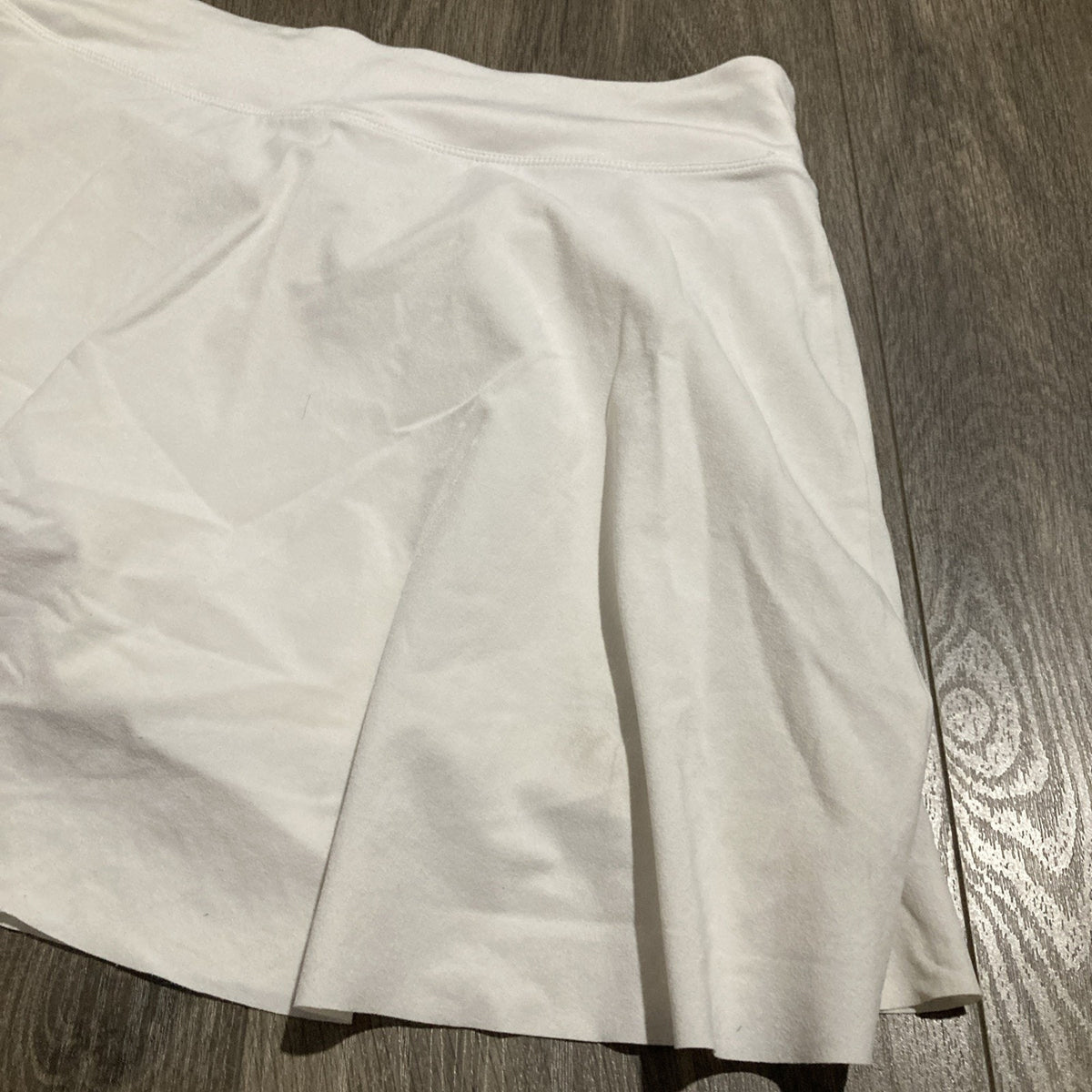 Nike Women Court Dri-FIT Club Flex White Pleated Tennis Skirt Skort Size Medium