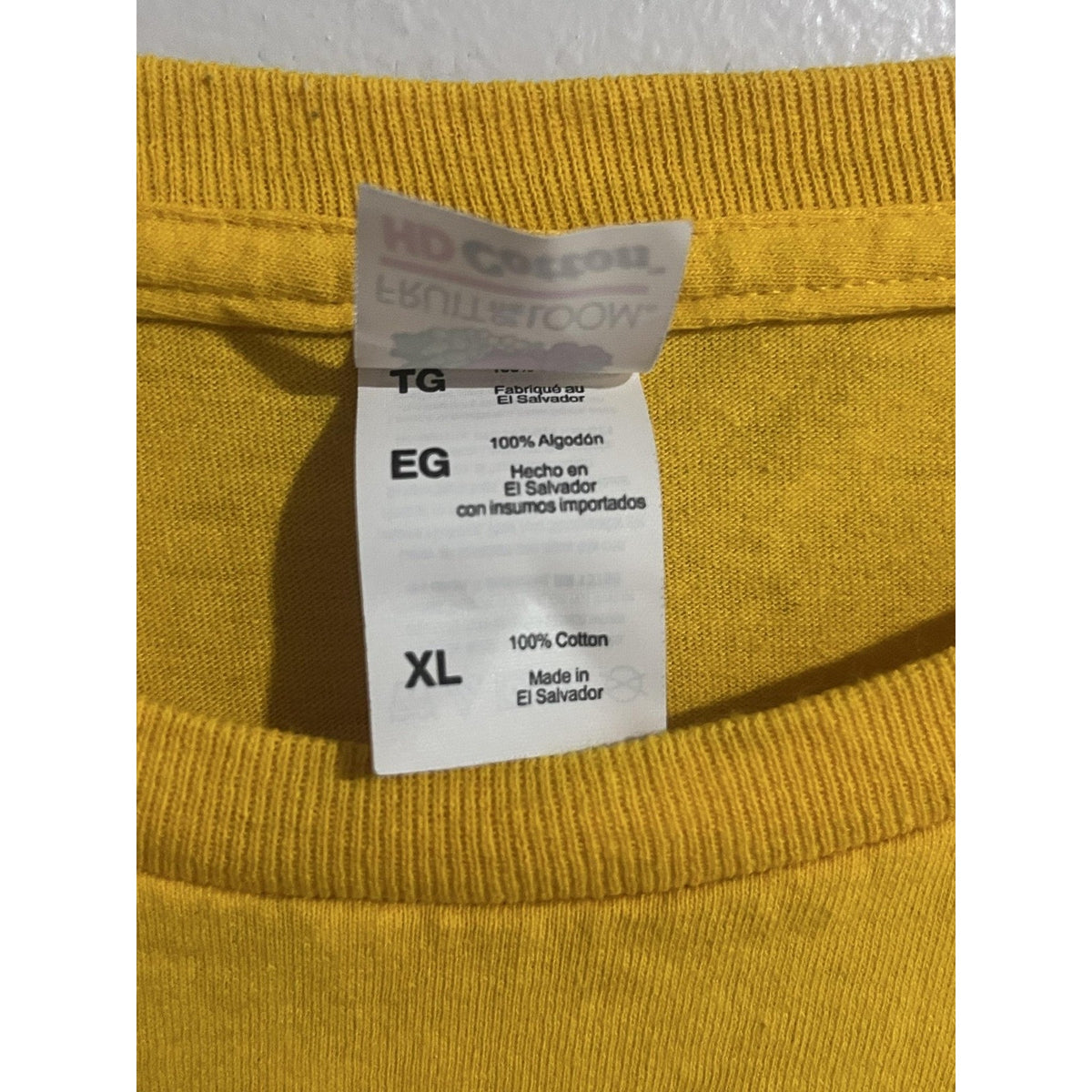 Nashville Predators Shirt Mens XL Yellow NHL Hockey Smashville Fruit Of The Loom