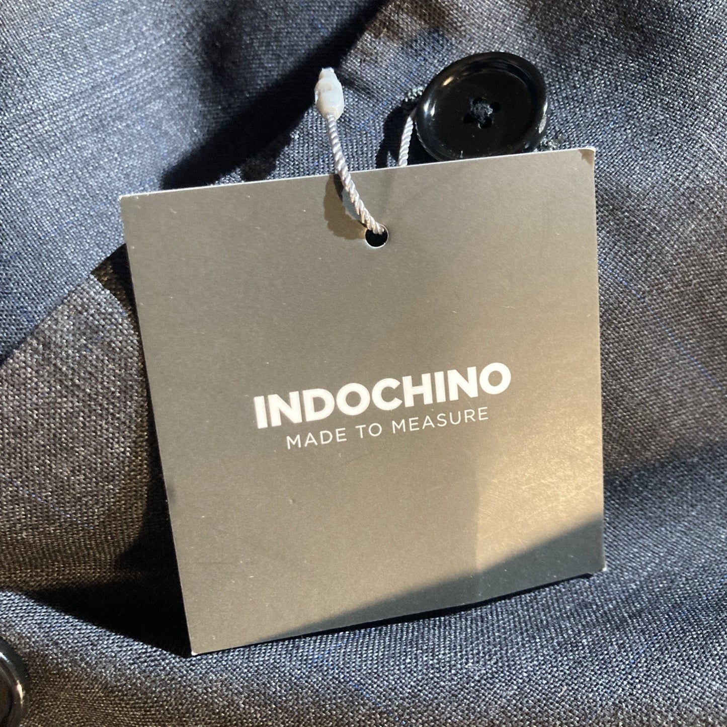 NWT FLAWS Indochino Blazer Men Black Jacket Wool Cashmere Luxury Made to Measure