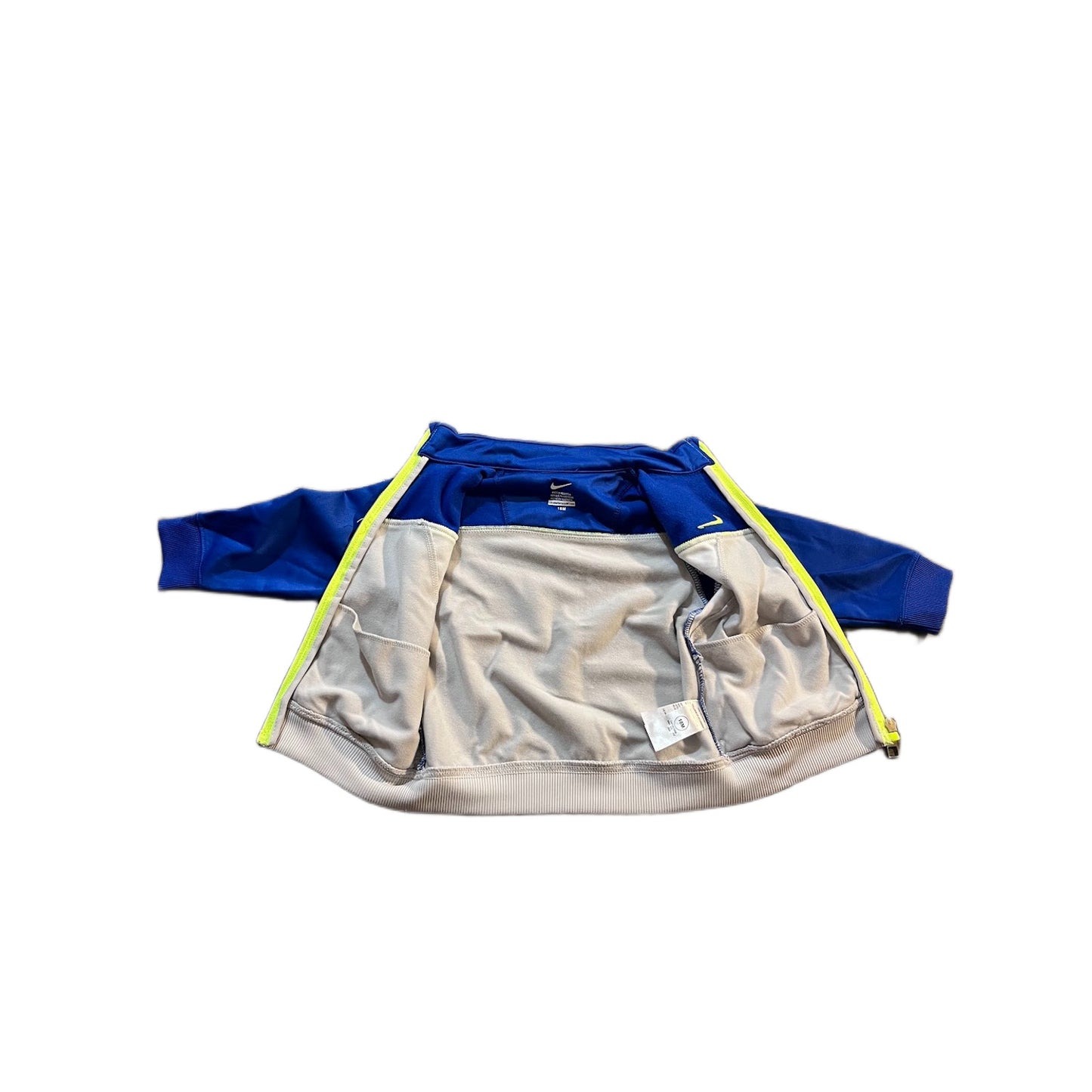 Nike Boys Infant Track Jacket - Size 18 Months Blue Gray Volt