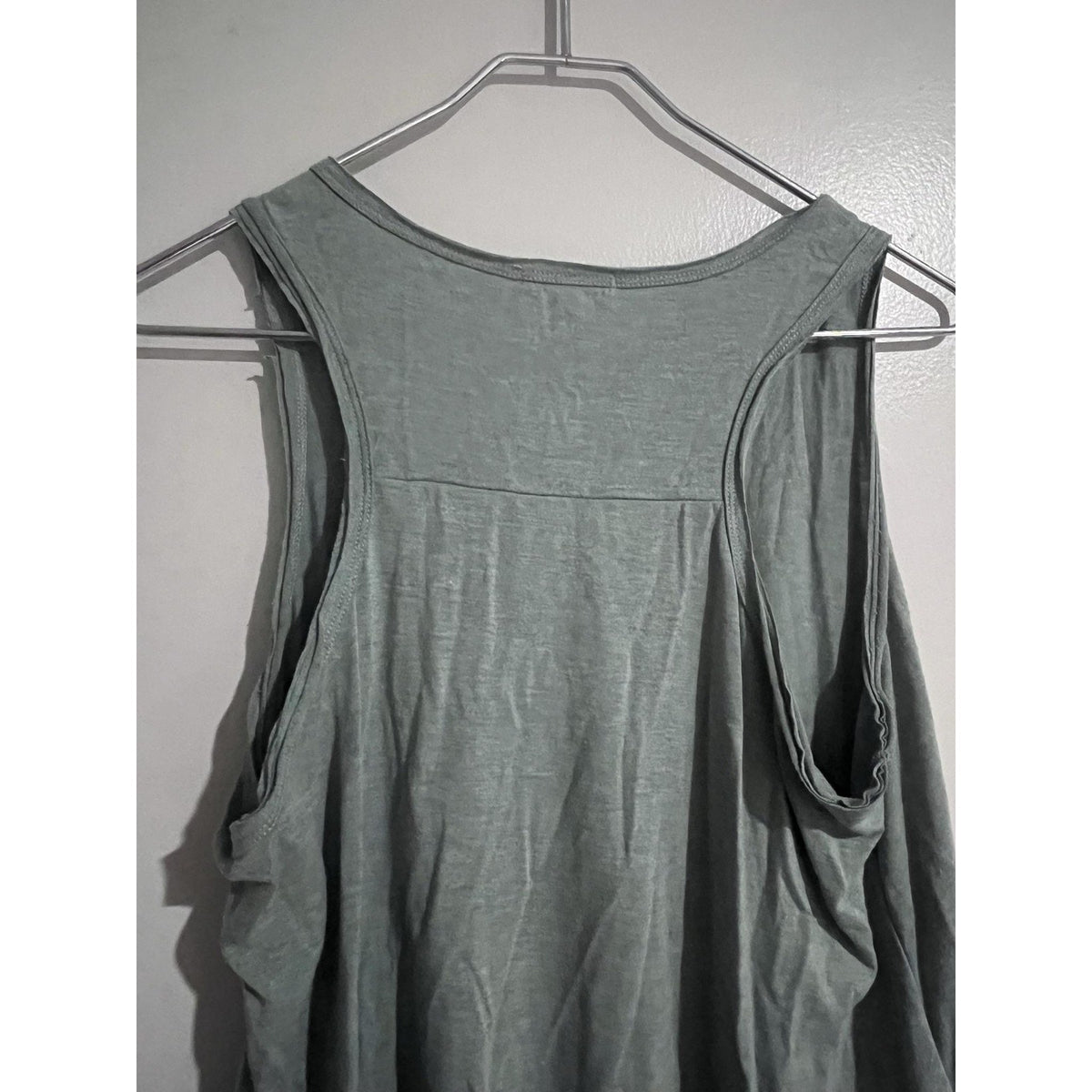 Maurices Tank Womens L Green Tunic V-Neck Jersey Lightweight Stretch Casual