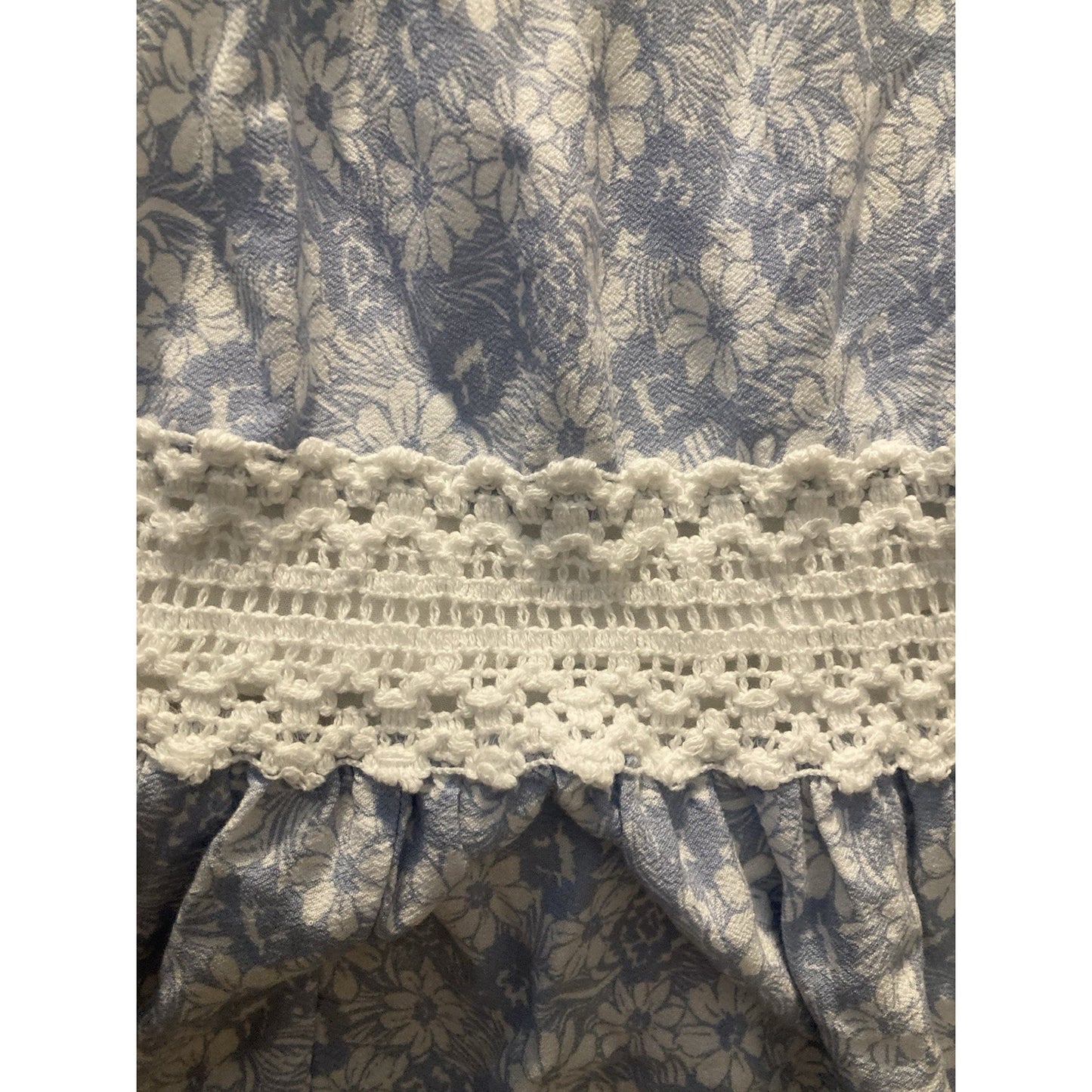 Ocean Drive Waist Cinched Halter Floral Mini Dress Women’s Size M Beach Chic