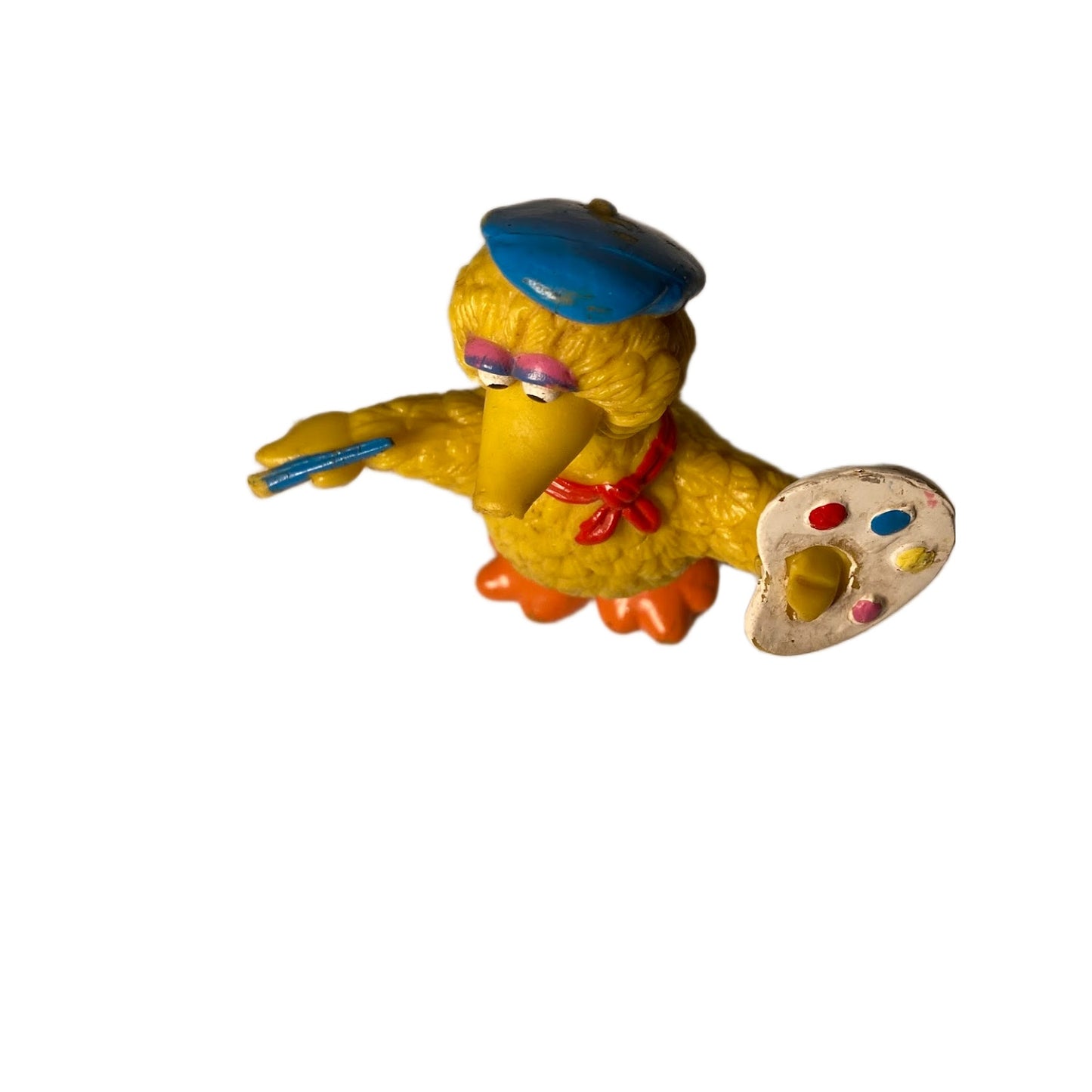 Sesame Street Applause Vintage Big Bird Paint Artist Pvc Figure