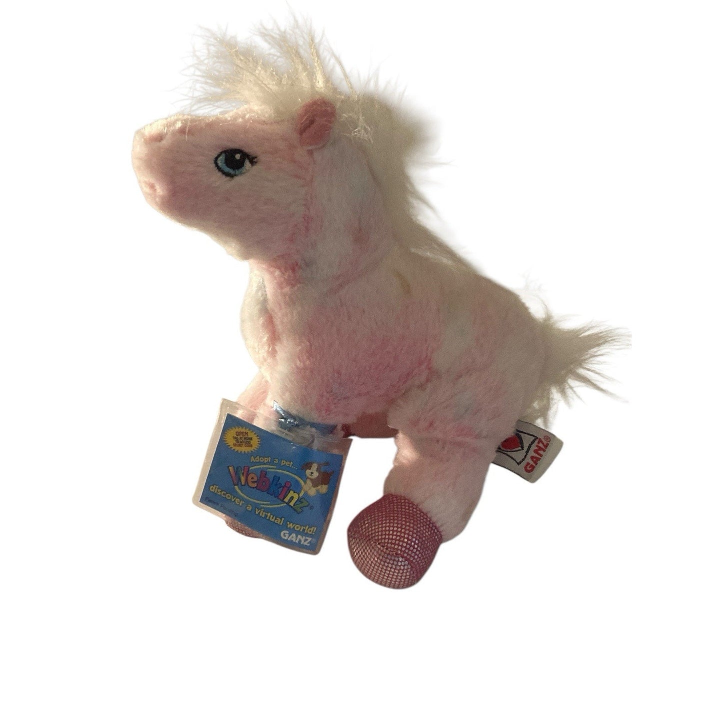 WEBKINZ “PINK PONY”WITH SEALED CODE ATTACHED HM117