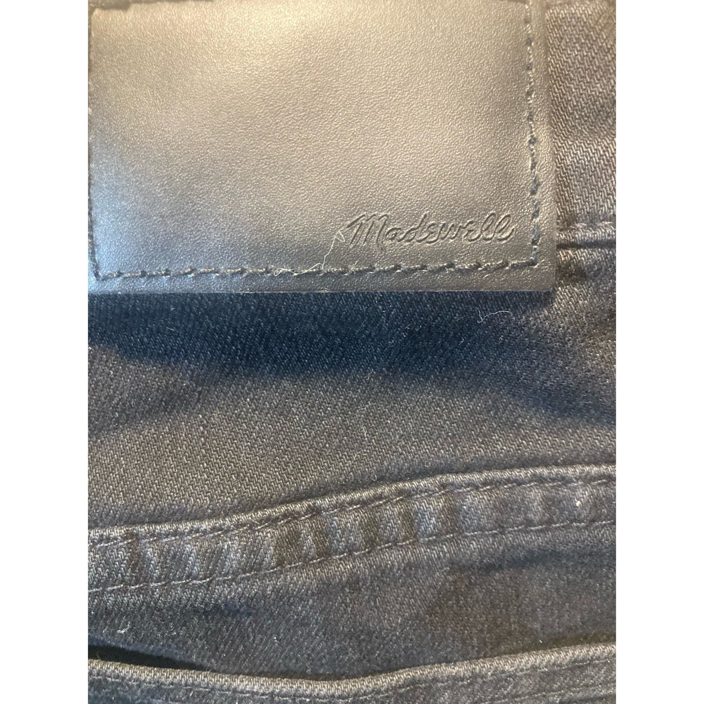Madewell Women's Black 90’s Slim Wide Leg Crop Jeans Size 29