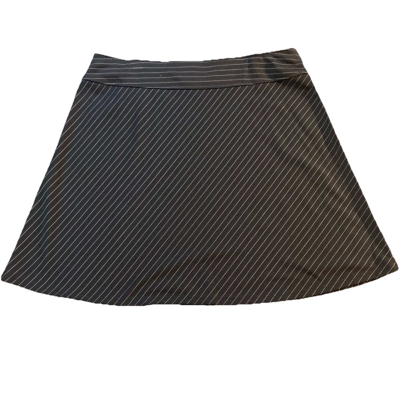 VTG 90s y2k Fashion Bug Stretch Striped Mini A Line Skirt Womens 22/24W