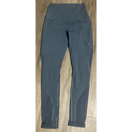 Lululemon Make A Move Tight Inkwell Blue Womens Size 4 Athleisure Workout