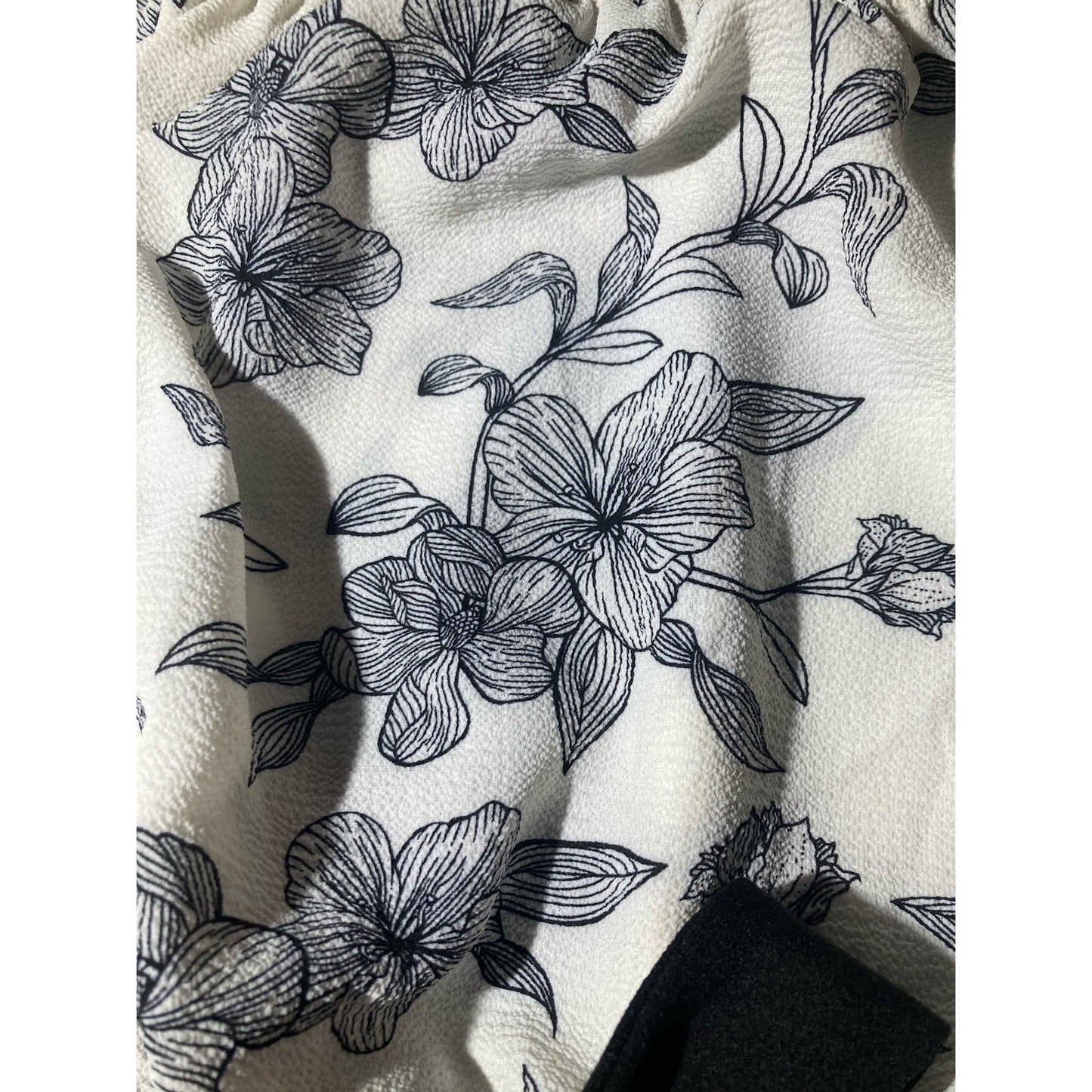 Streetwear Society Womens Sz S Romper Long Sleeve Classy High Waisted Floral