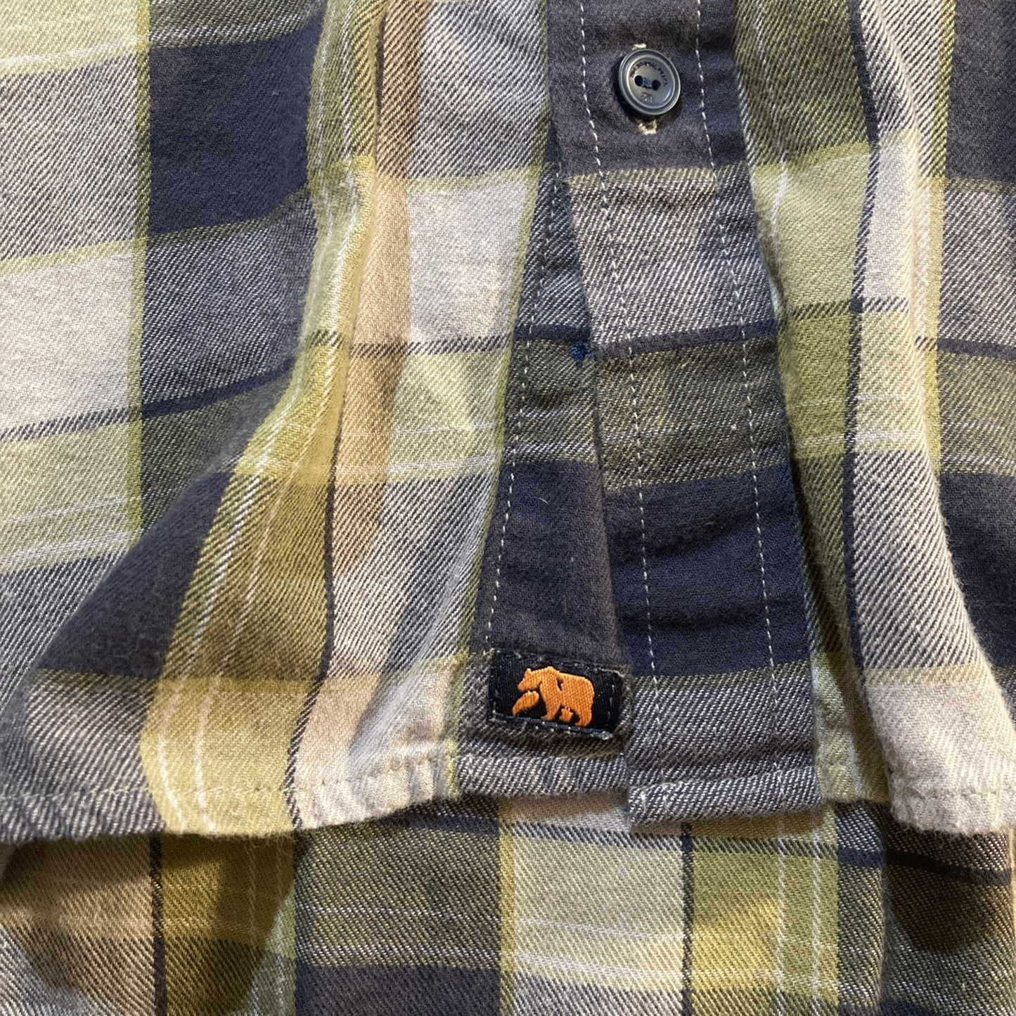The Normal Brand 100% Cotton Plaid Flannel Button Down Shirt - Men' 2XL / XXL