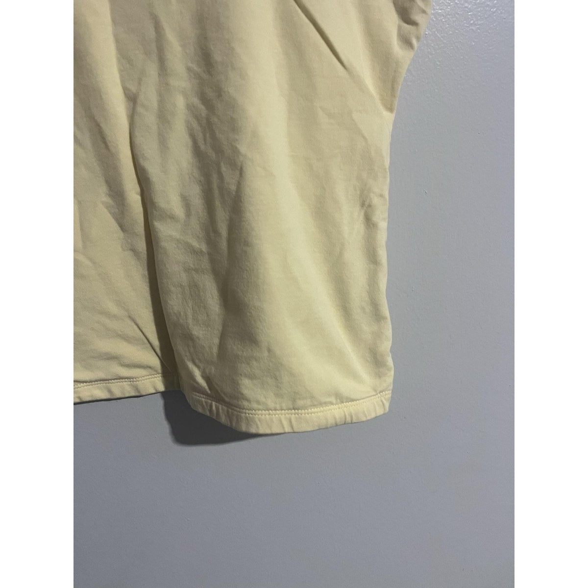 Old Navy Tank Womens L Yellow Basic Square Neck Stretch Tagless Jersey Casual