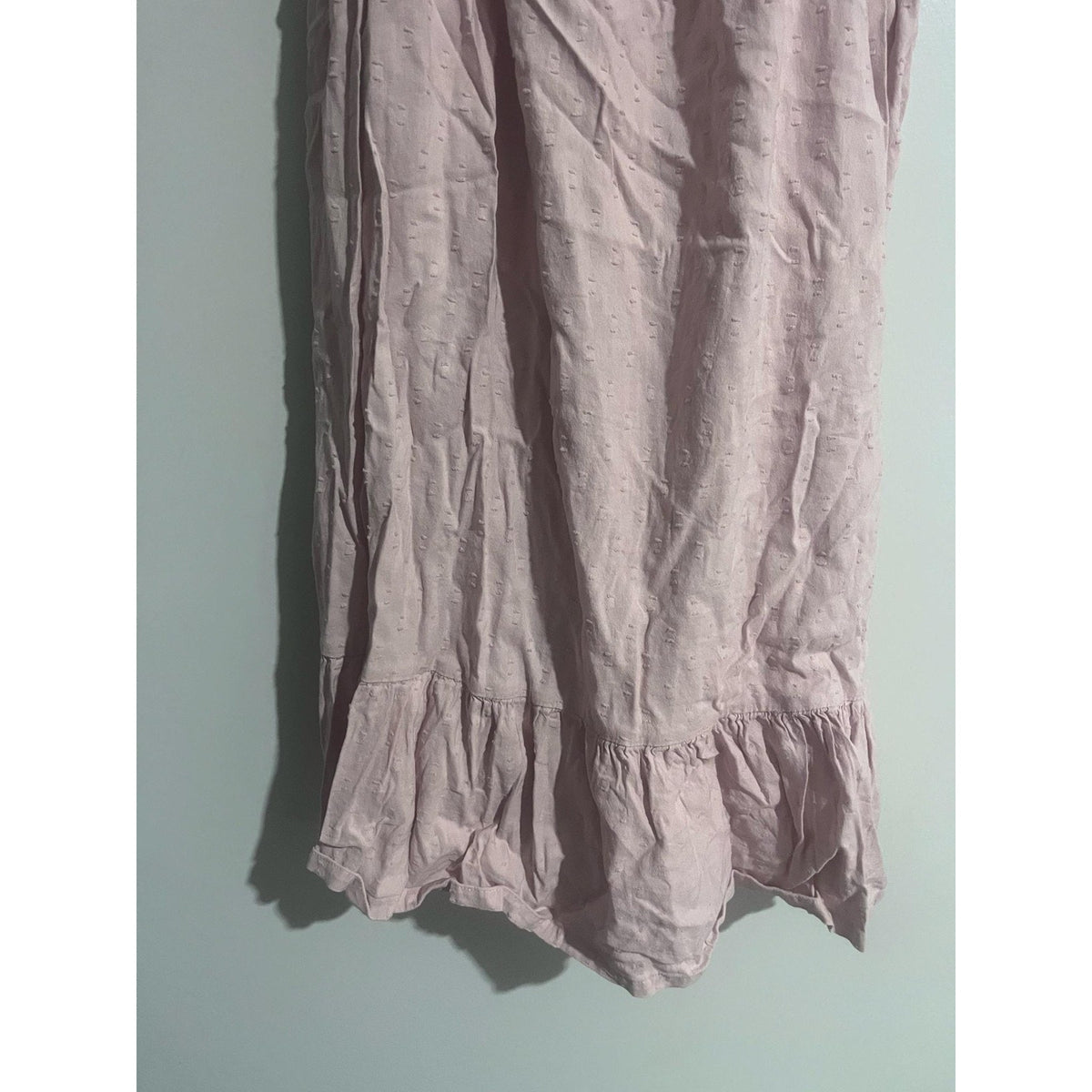Dress Womens 3X Pink Maxi Sundress Smocked Square Neck Tie Flutter Sleeve