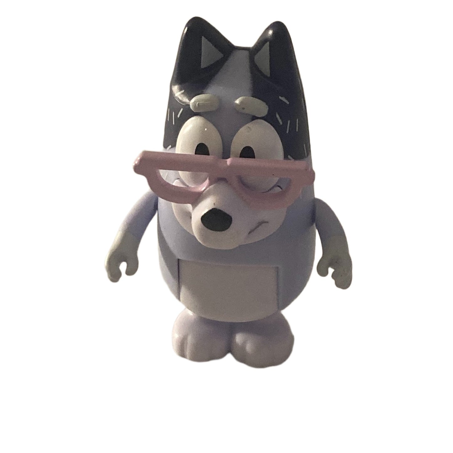 Bluey Nana Figure Grandma Chris Glasses Blue Nana Heeler Family Ludo Studio