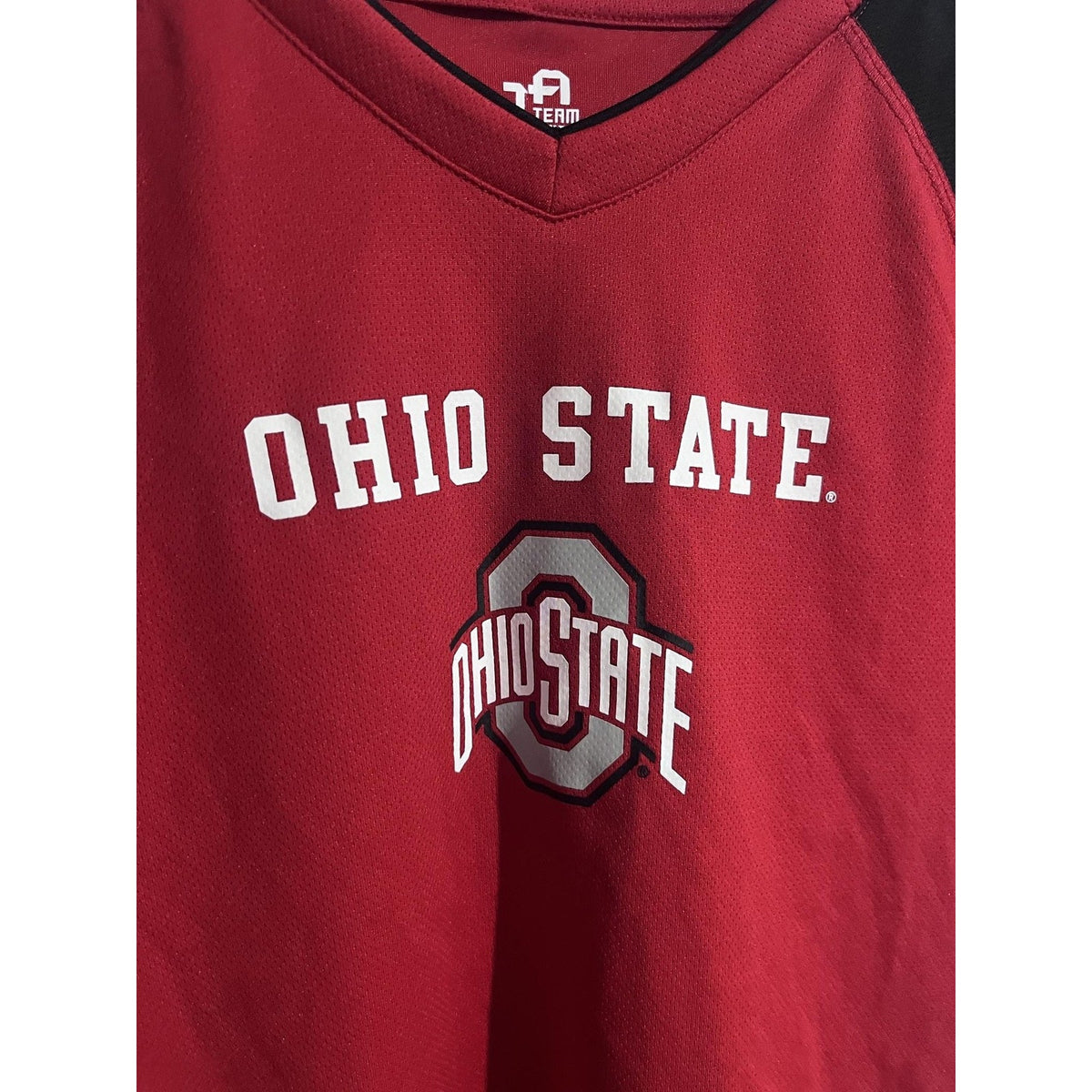 Ohio State Jersey Boys Large Red NCAA Football Team Athletics Polyester