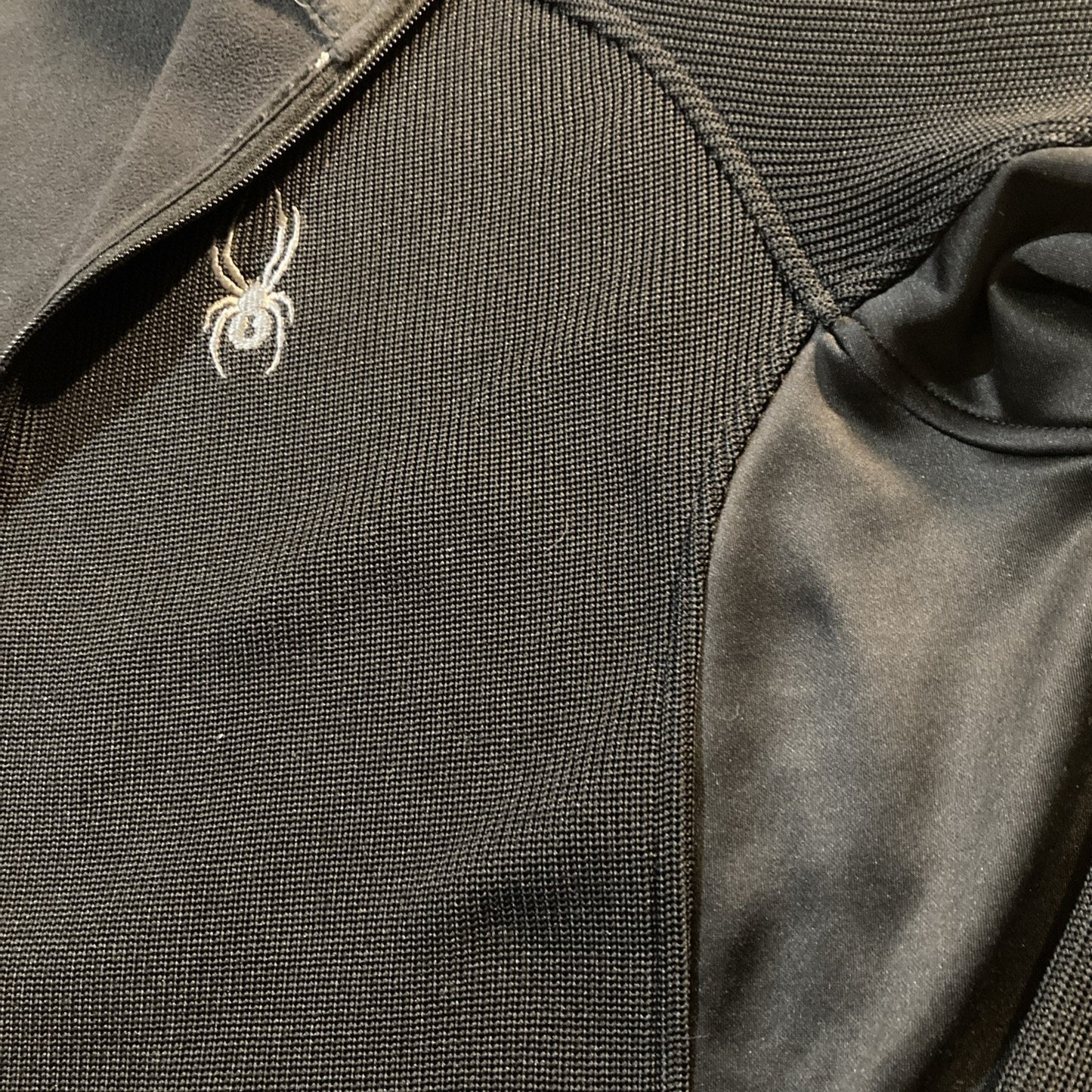 Spyder Athleisure Black Outbound Fleece Lined Quarter Zip Pullover Mens XXL