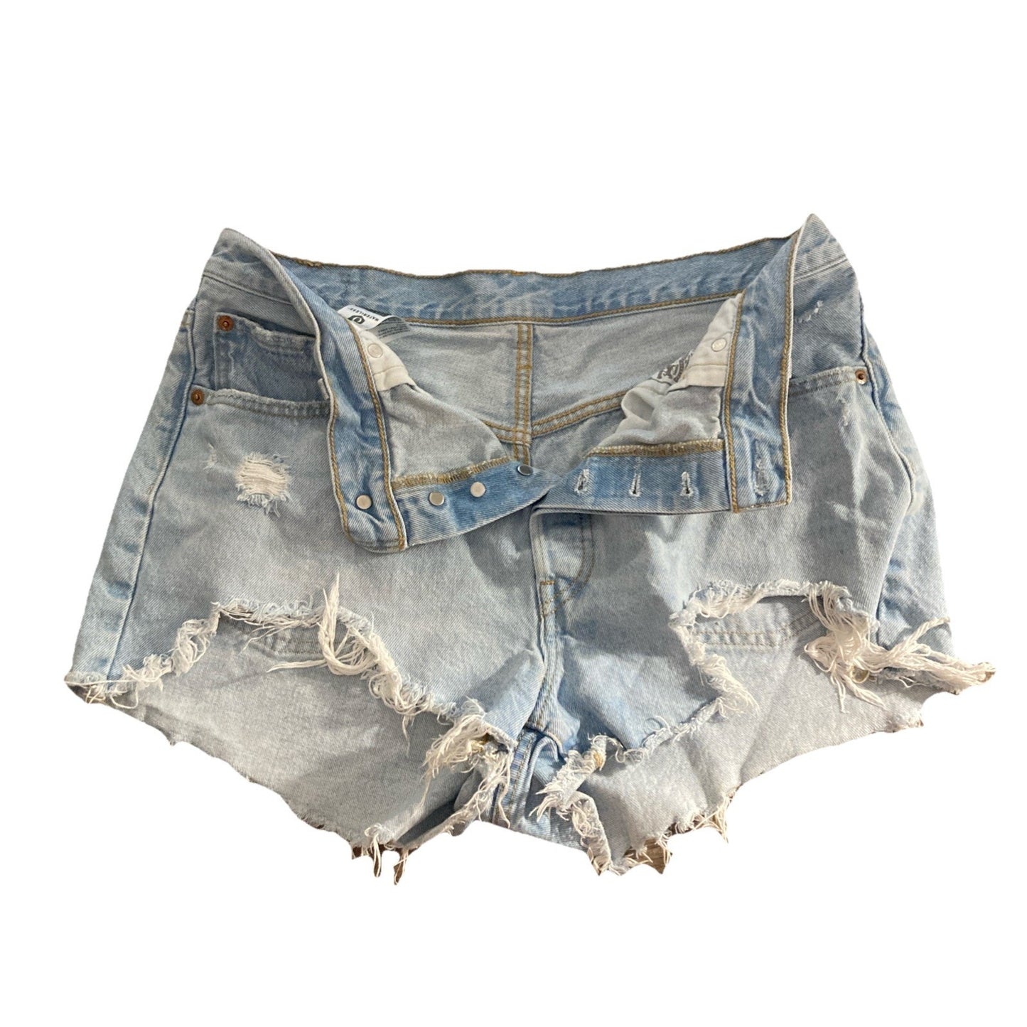 Levi's Women's 501 Original High-Rise Jean Shorts Size 33W