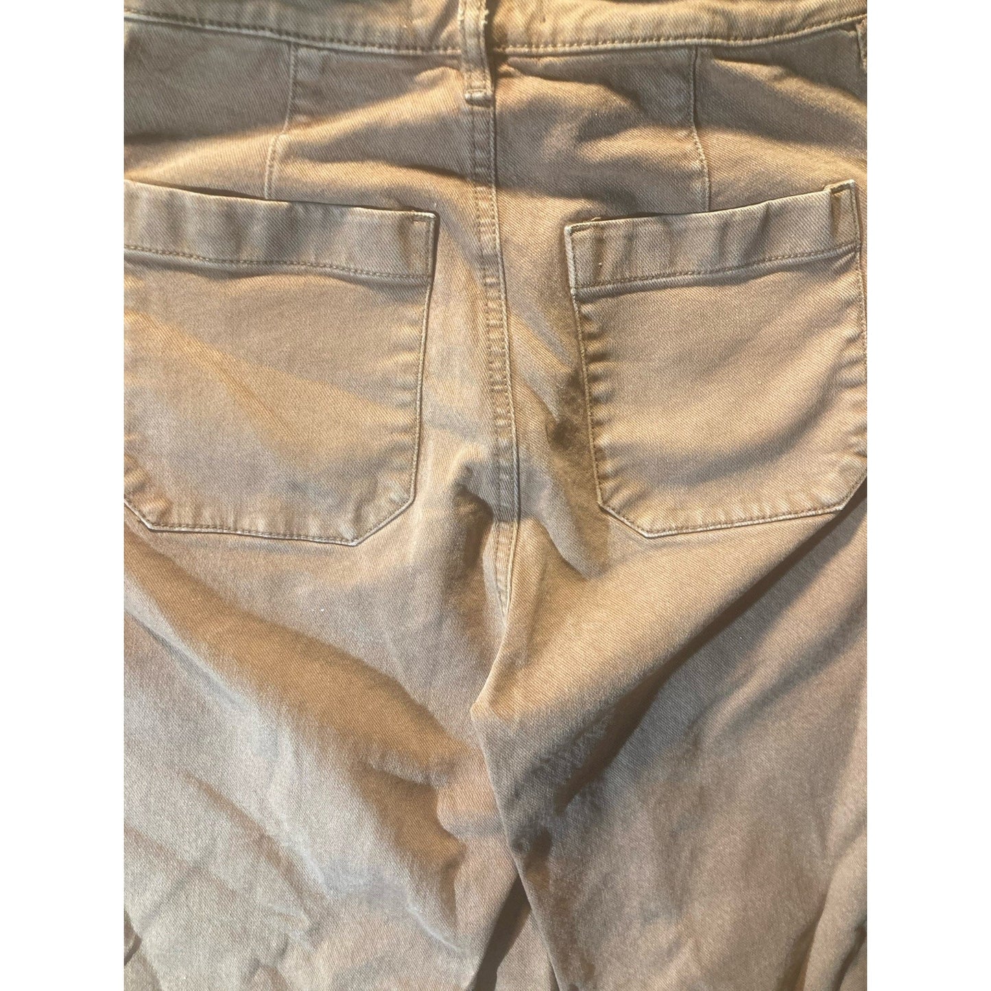 Loft Made and Loved Women's Jeans Light Brown High Waist Curvy Wide Leg 25/0