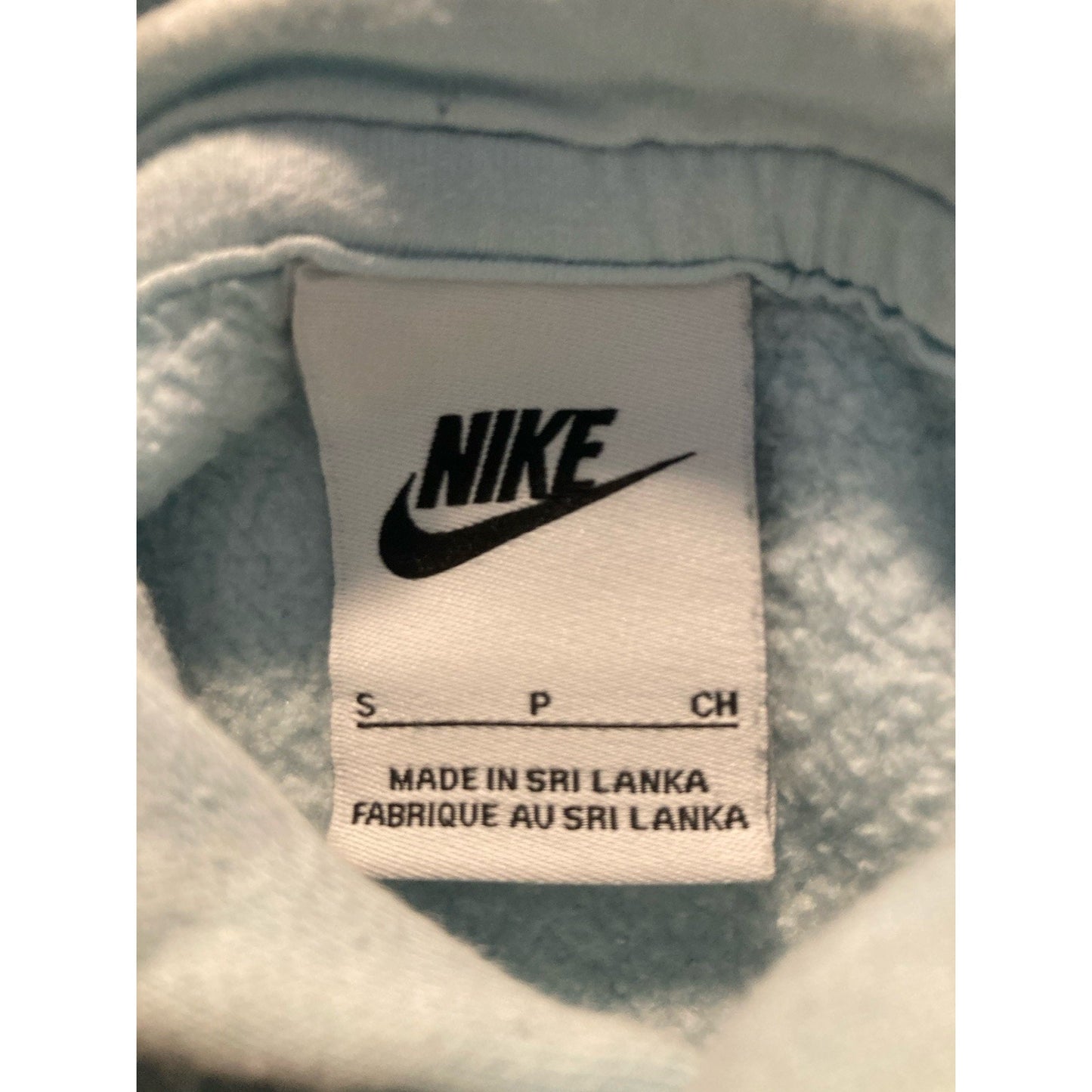 Nike S Light Blue Sweater Men’s Hoodie Pullover Oversized Fit Baby Blue