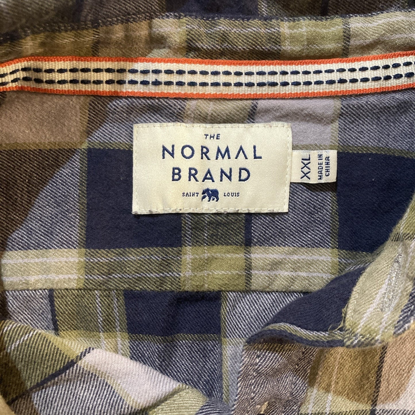 The Normal Brand 100% Cotton Plaid Flannel Button Down Shirt - Men' 2XL / XXL