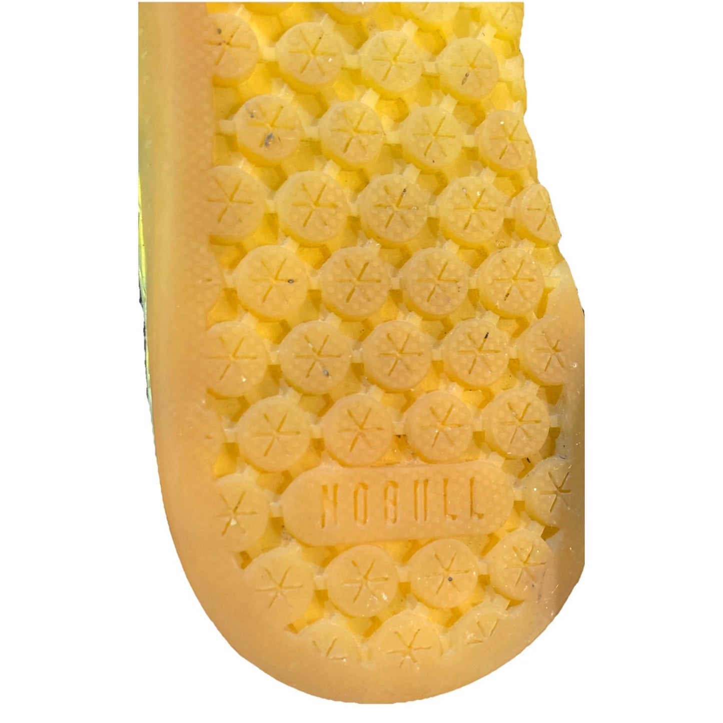 Nobull Gum Trainer Yellow Sole Unisex Gray Sneaker Mens 5 Womens 6.5 Shoe