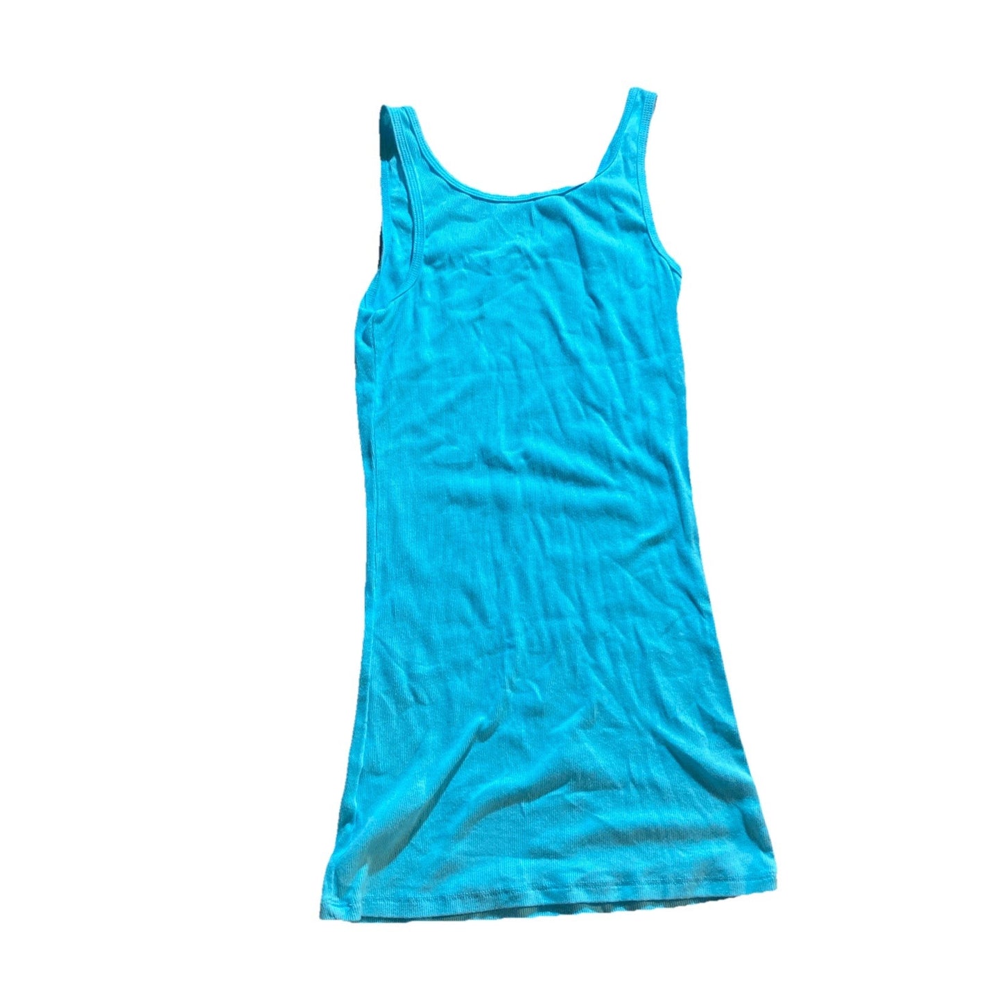 Mossimo Supply Co Baby Blue Knit Scoop Neck Sleeveless Tank Top Women’s Size M