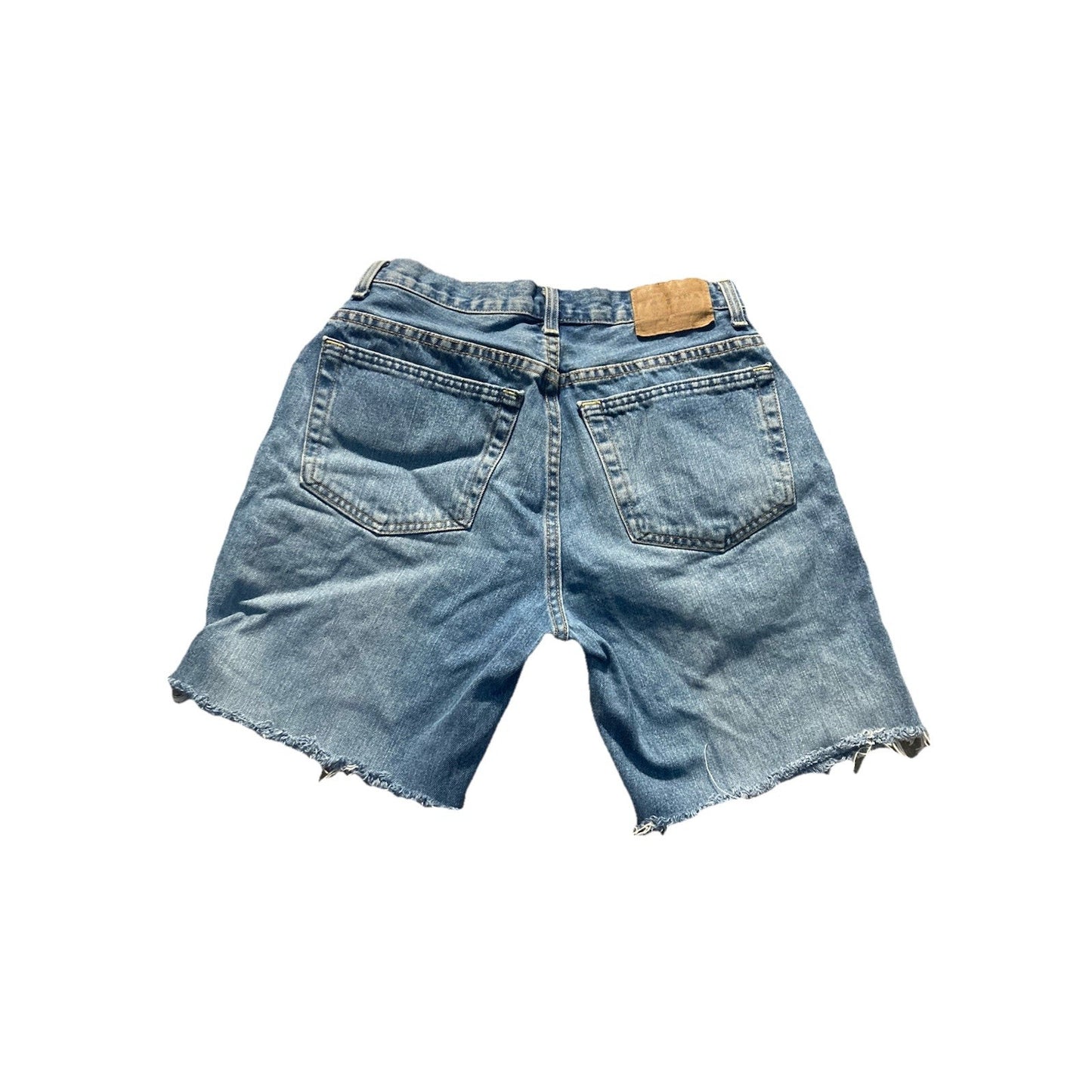 Arizona Cutoff Shorts Jorts Mens Womens Jean Shorts Size 32 5 Denim Fringe