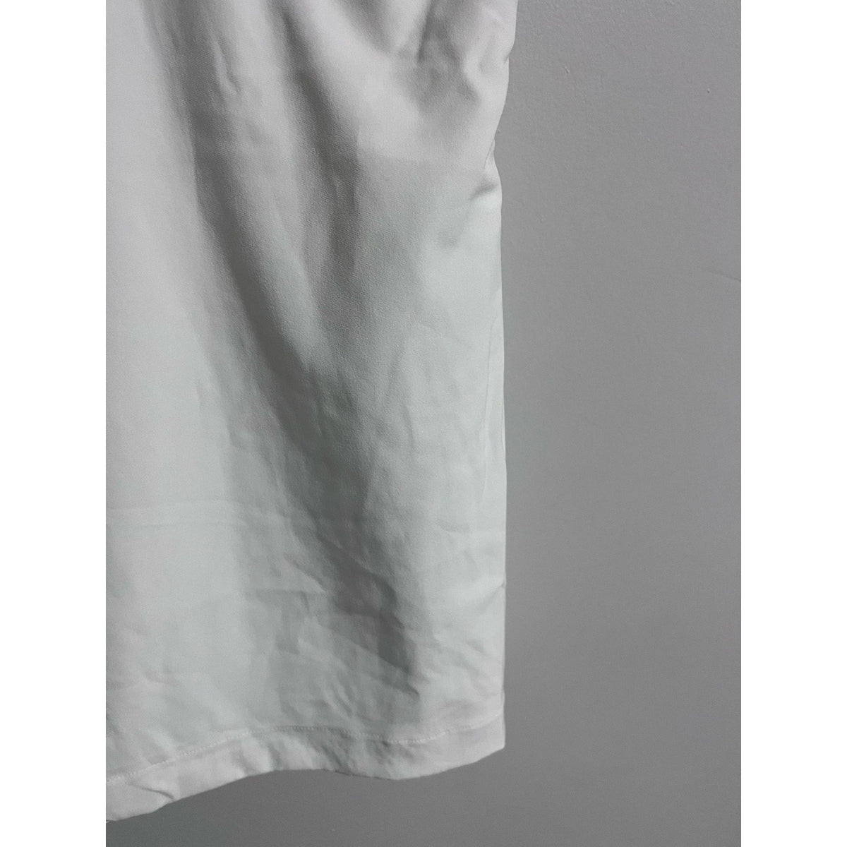 ASTR The Label Dress Womens S White Satin Bodycon Slip Smocked Sweetheart